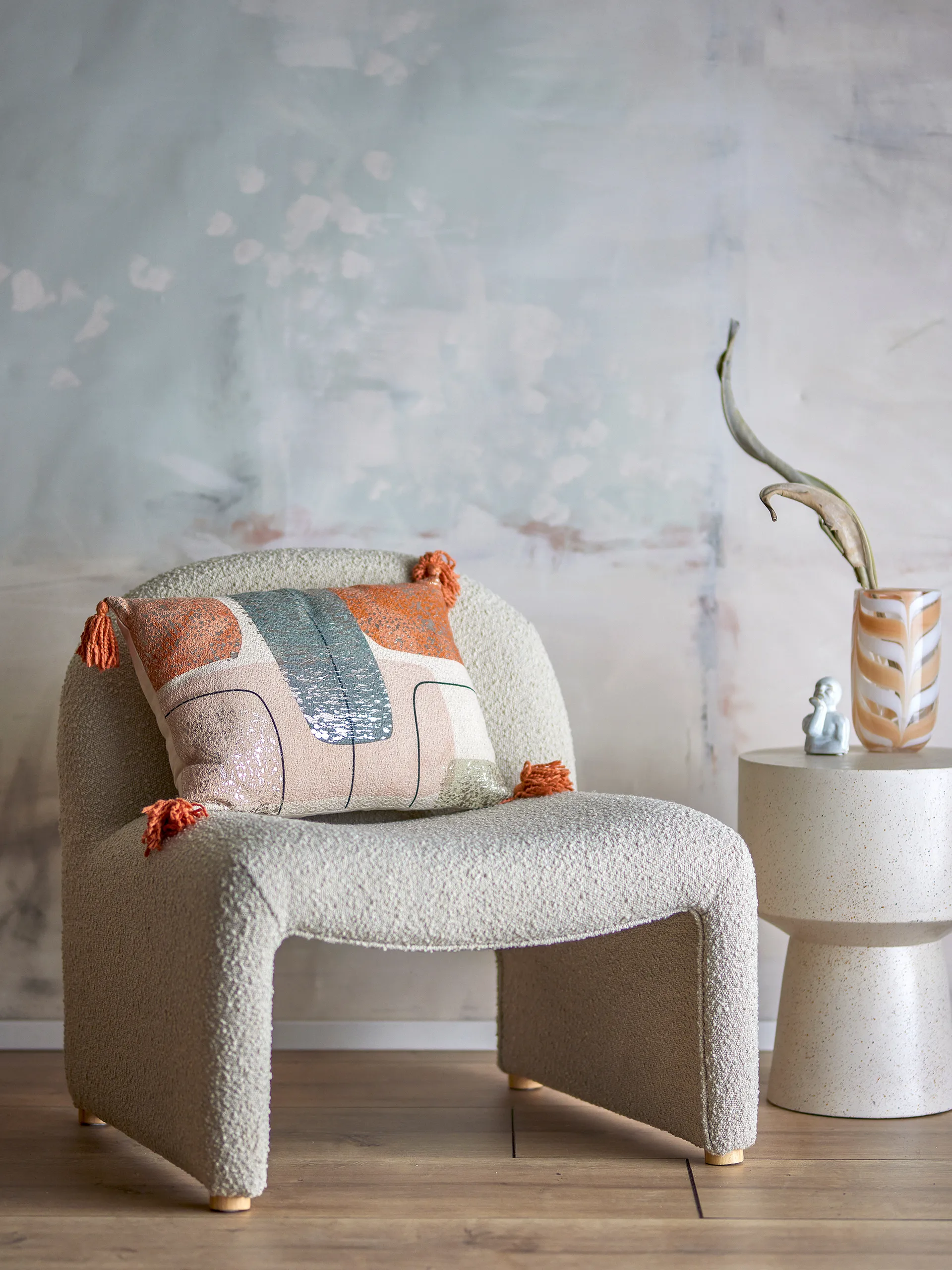 Cuscino Lanzo 35x50 cm, Arancio Bloomingville