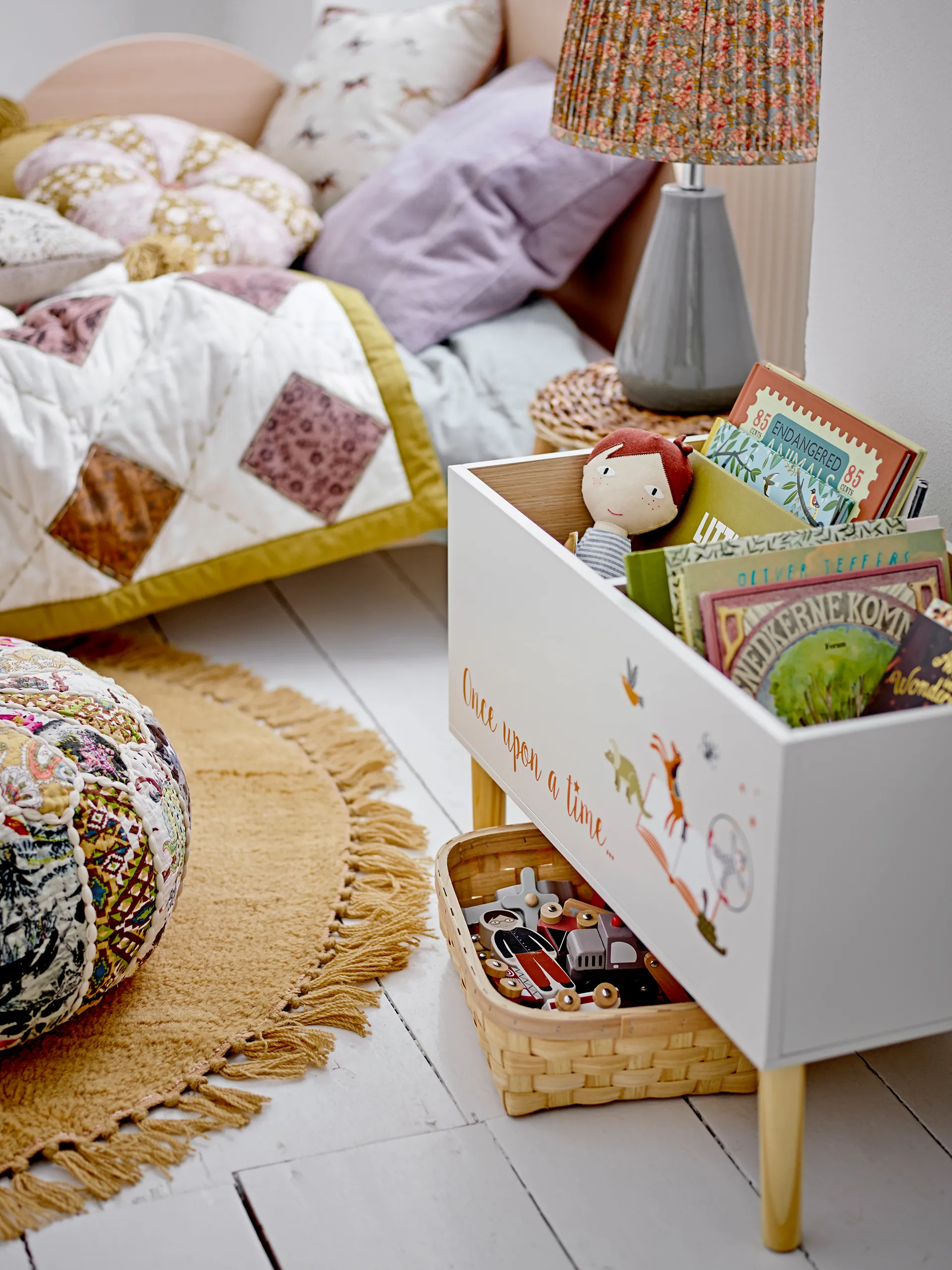 Cuscino Madlen Ø45 cm, Fiori Bloomingville