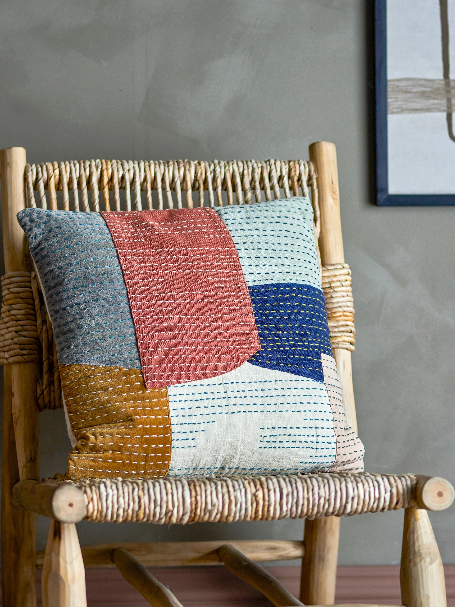 Cuscino Montanaro 50x50 cm, Arancio Bloomingville