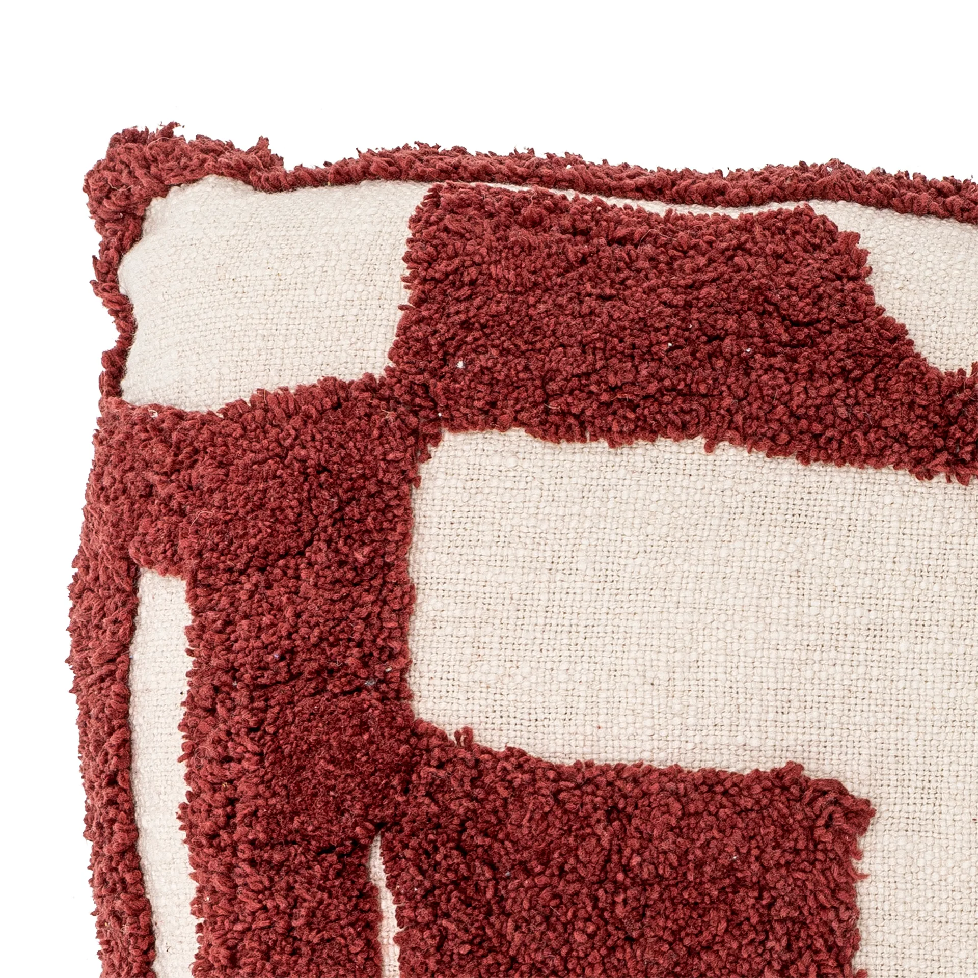 Cuscino Olica 60x40 cm, Rosso Bloomingville