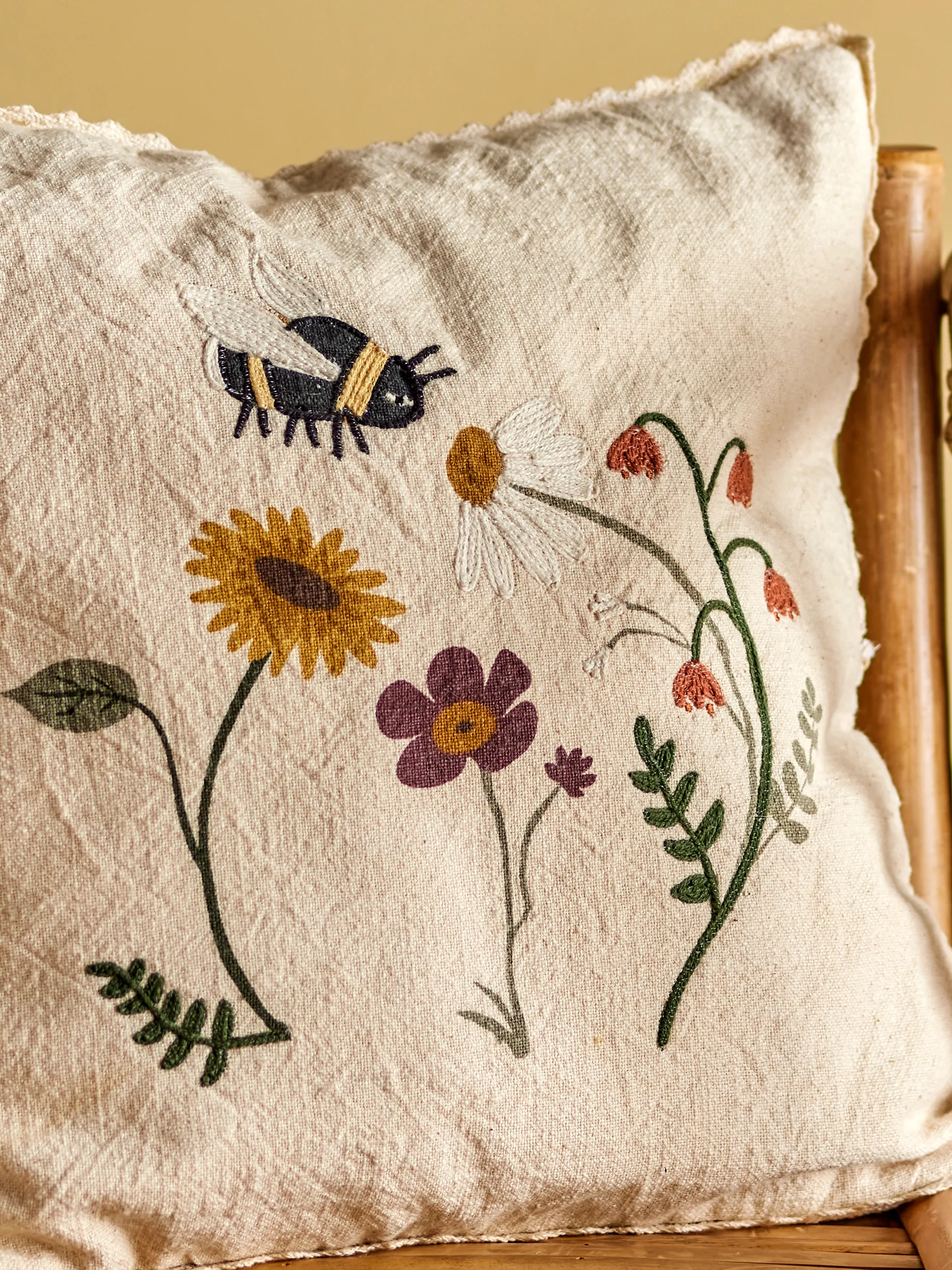 Cuscino Tibbe 40x40 cm, Nature floral Bloomingville