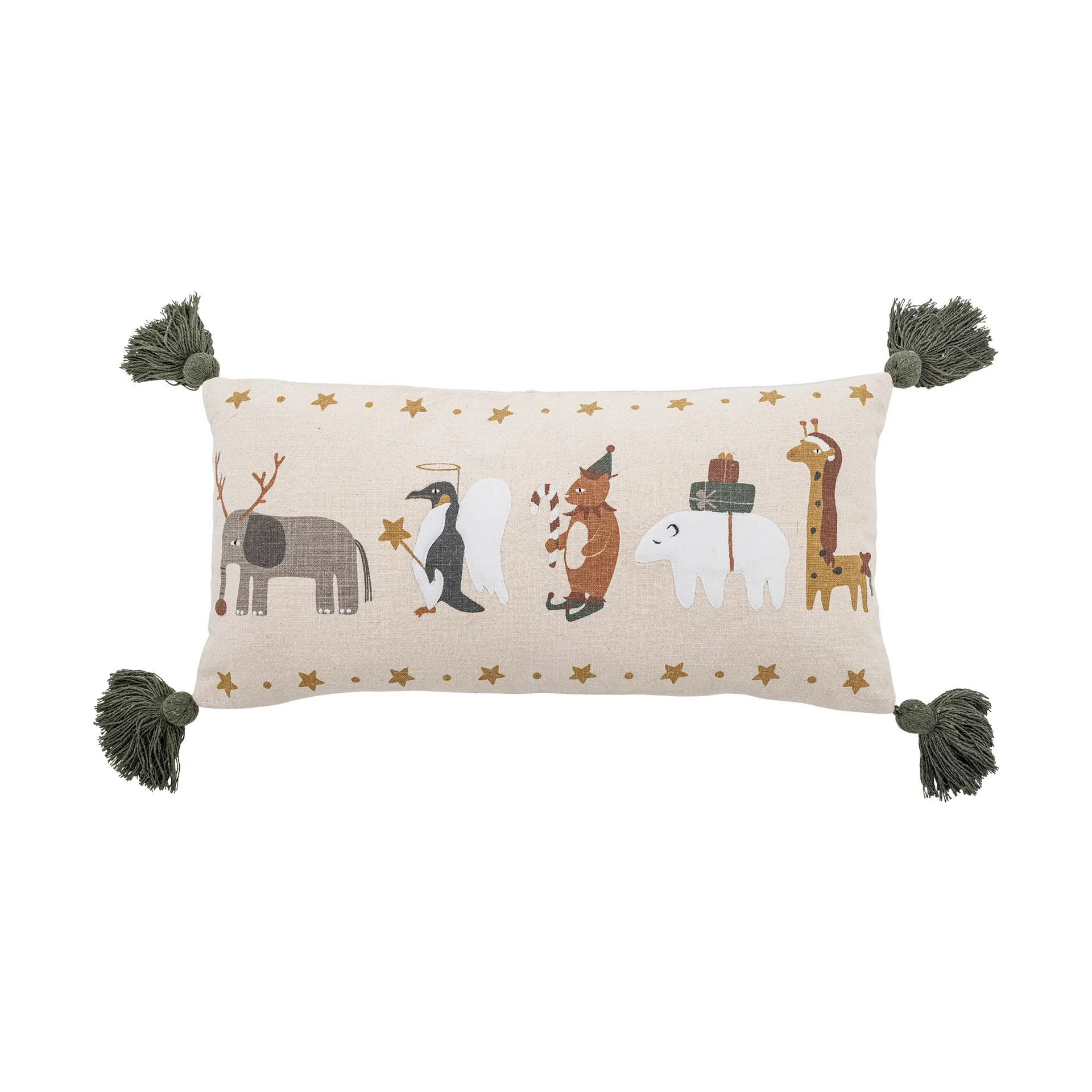 Cuscino Valentin 30x60 cm, Bianco Bloomingville