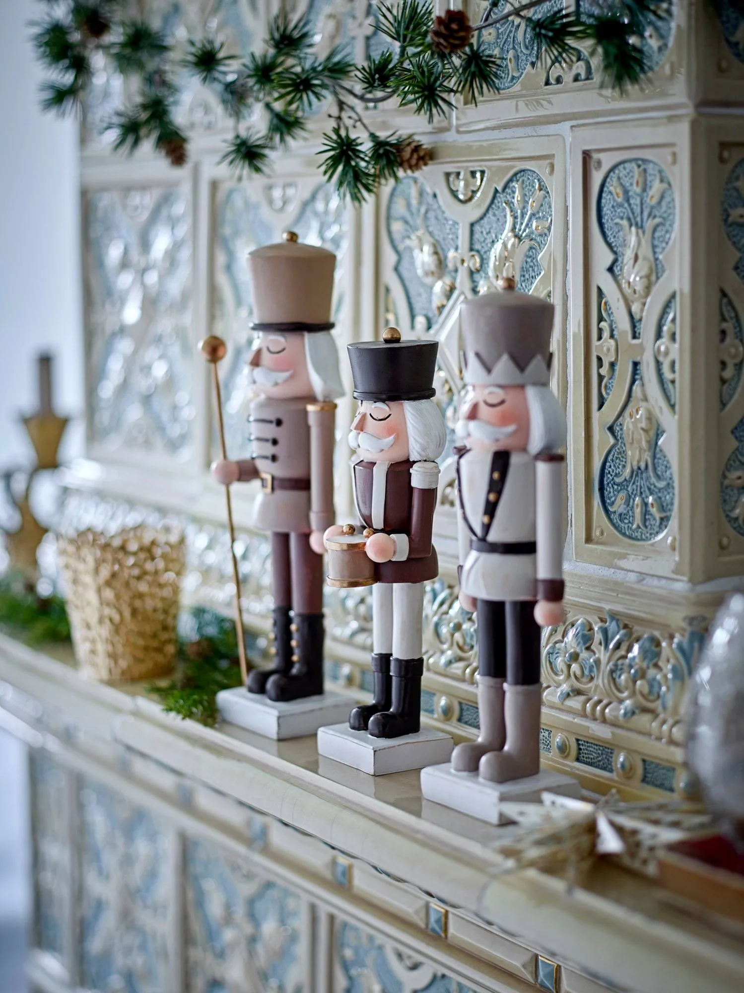 Darryl schiaccianoci decorazione natalizia, Marrone, 3 pezzi Bloomingville