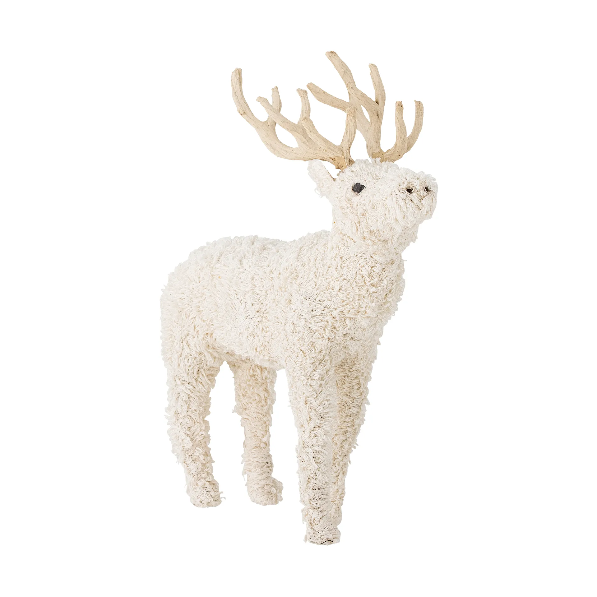 Decorazione cervo Elmo 33 cm, Bianco Bloomingville