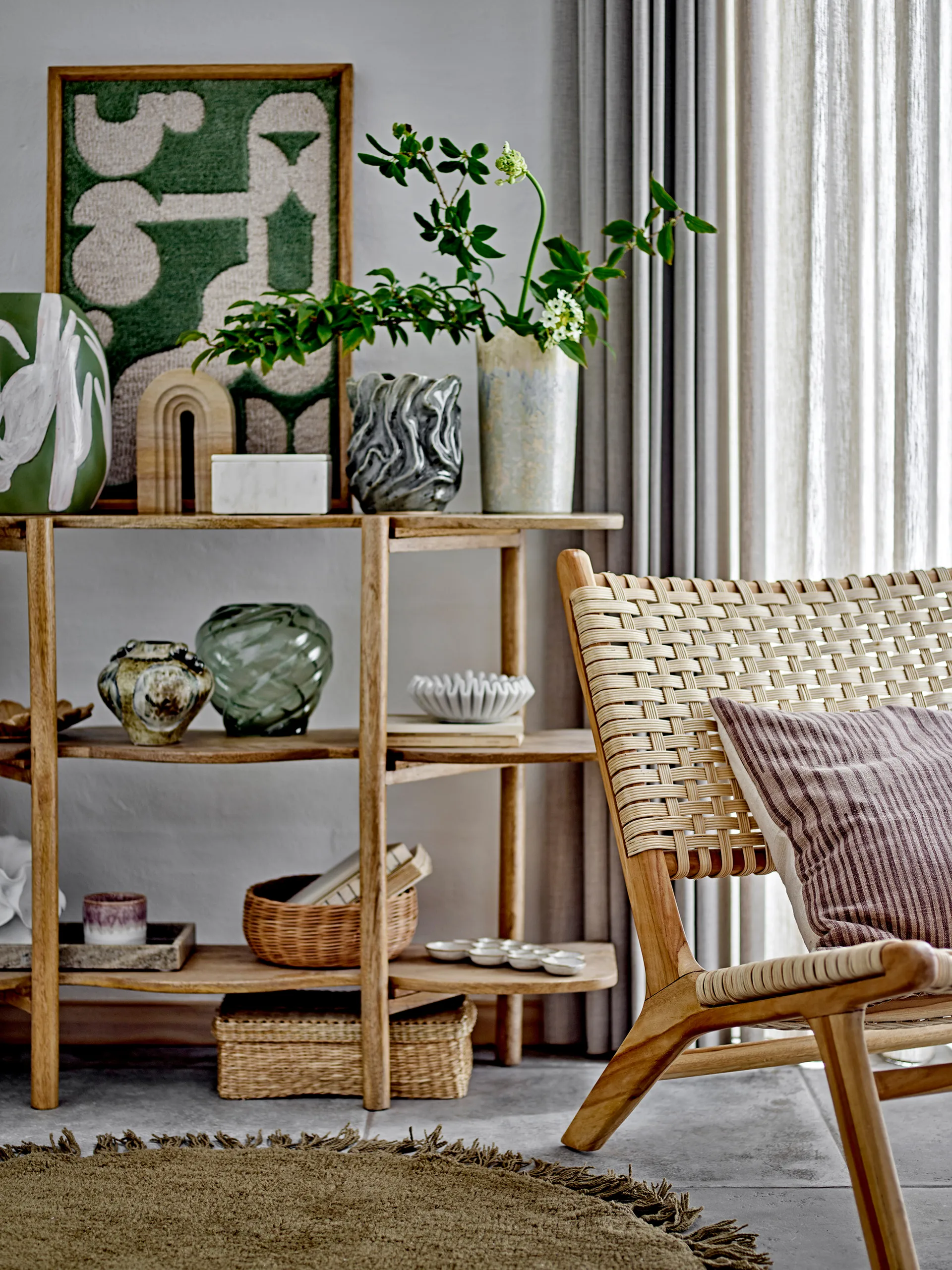 Decorazione da muro Longton 45x65 cm, Green Bloomingville