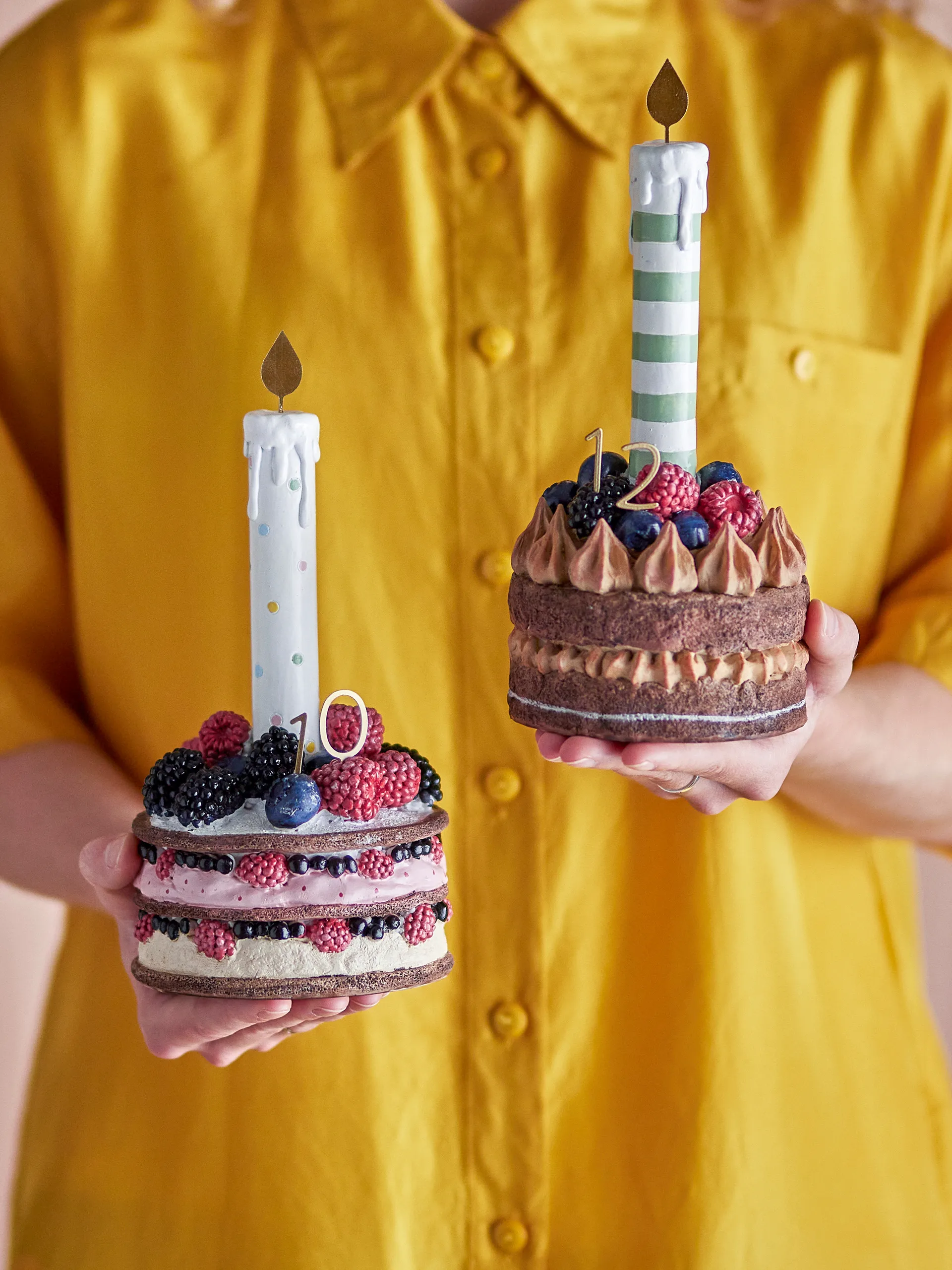 Decorazione di compleanno Hooray 2 pezzi, Rosso Bloomingville