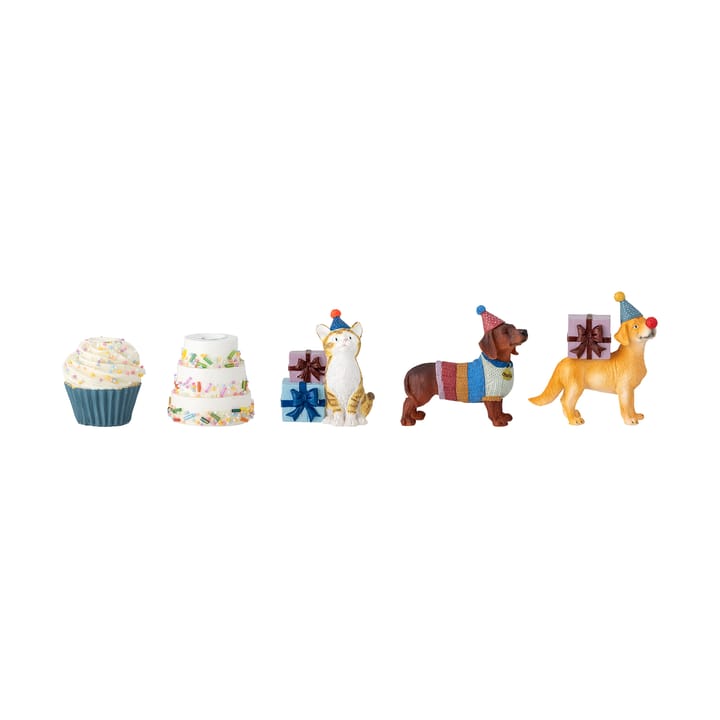 Decorazione di compleanno Salve, 15 pezzi, Multicolore Bloomingville