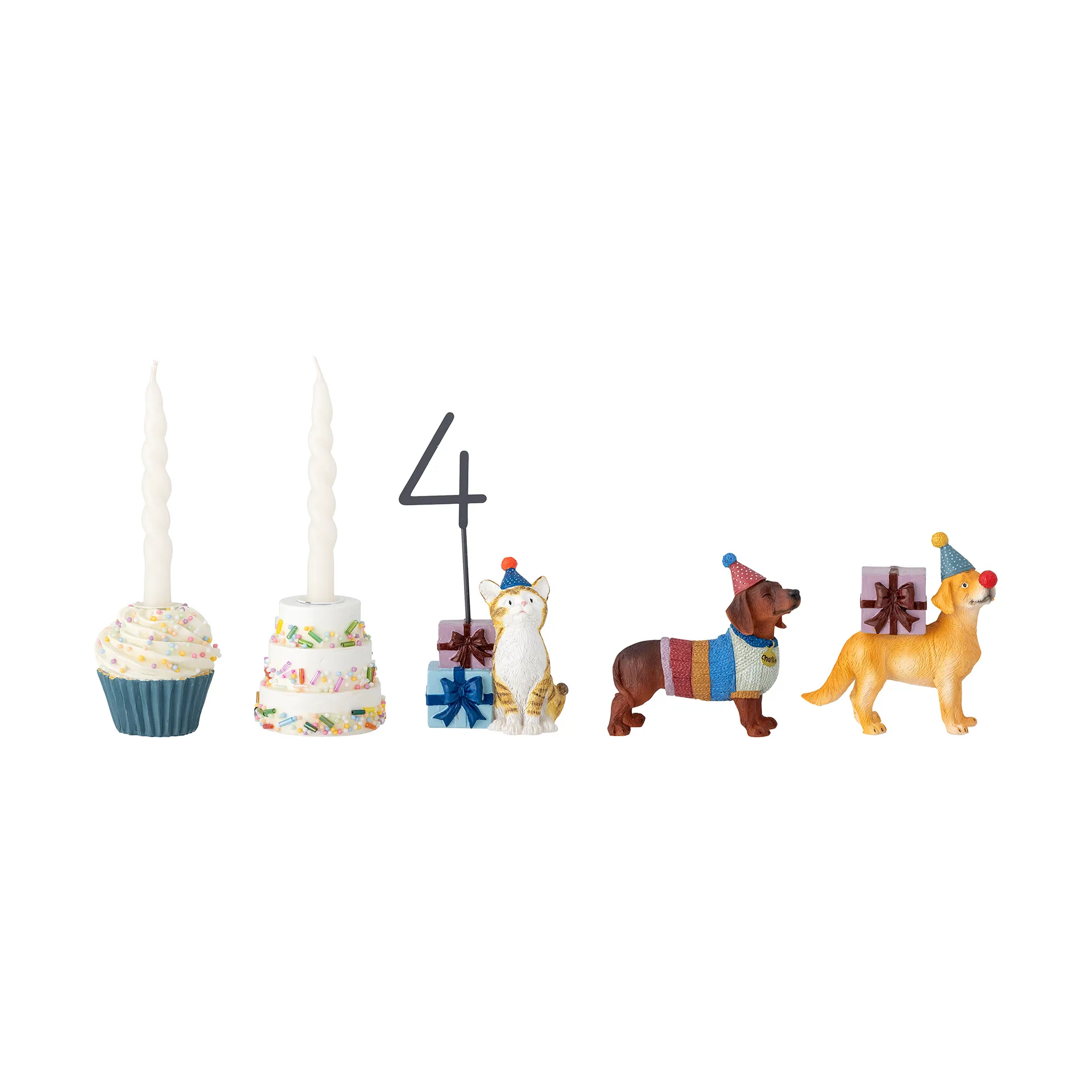 Decorazione di compleanno Salve, 15 pezzi, Multicolore Bloomingville