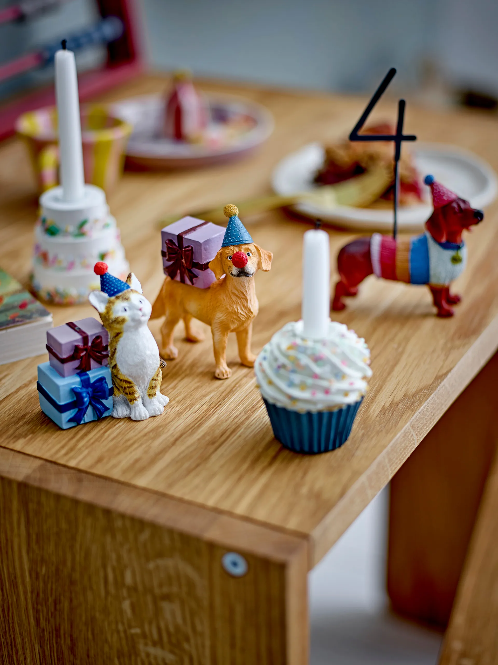 Decorazione di compleanno Salve, 15 pezzi, Multicolore Bloomingville