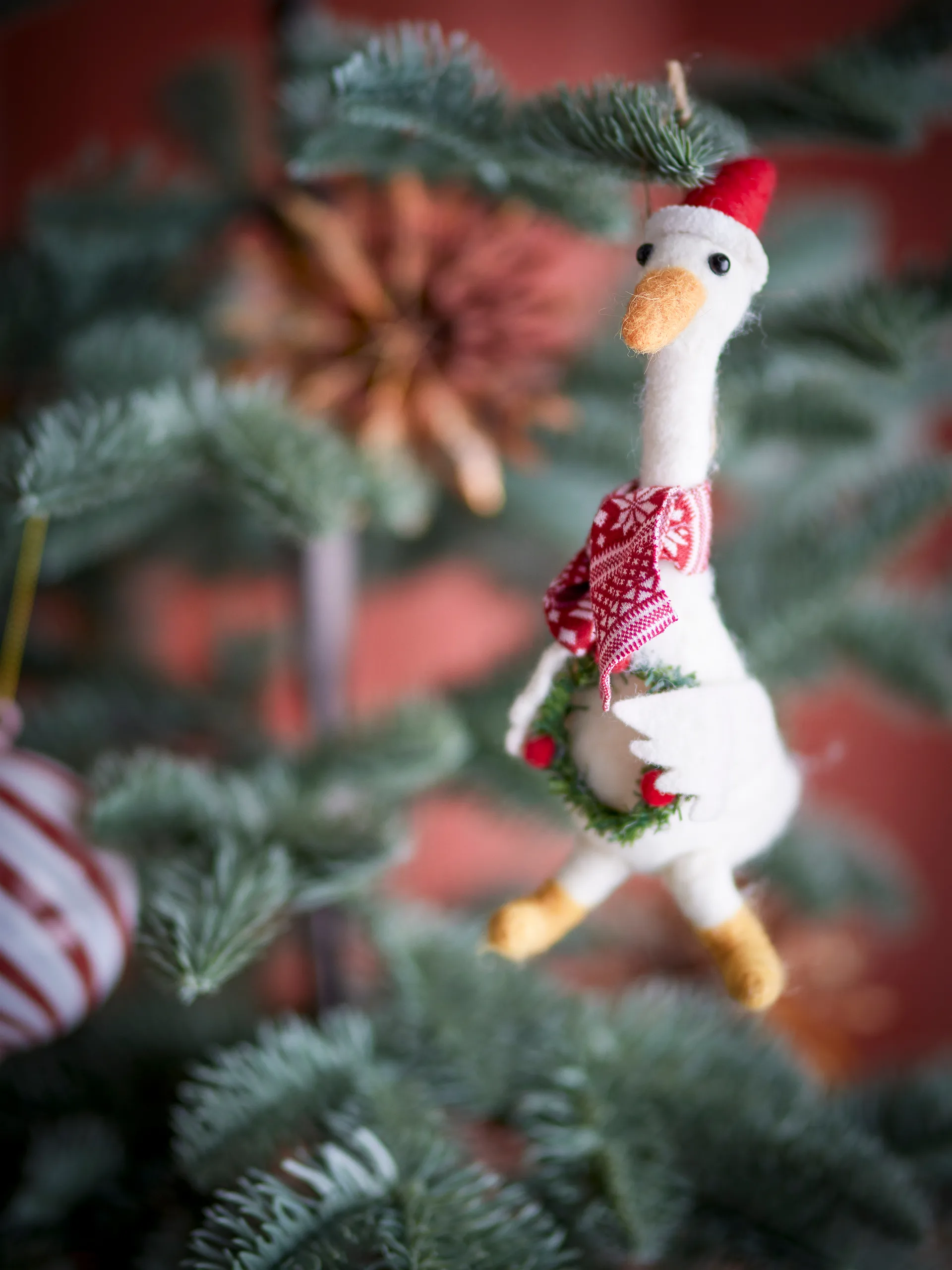 Decorazione natalizia Arlo 22 cm, Bianco Bloomingville