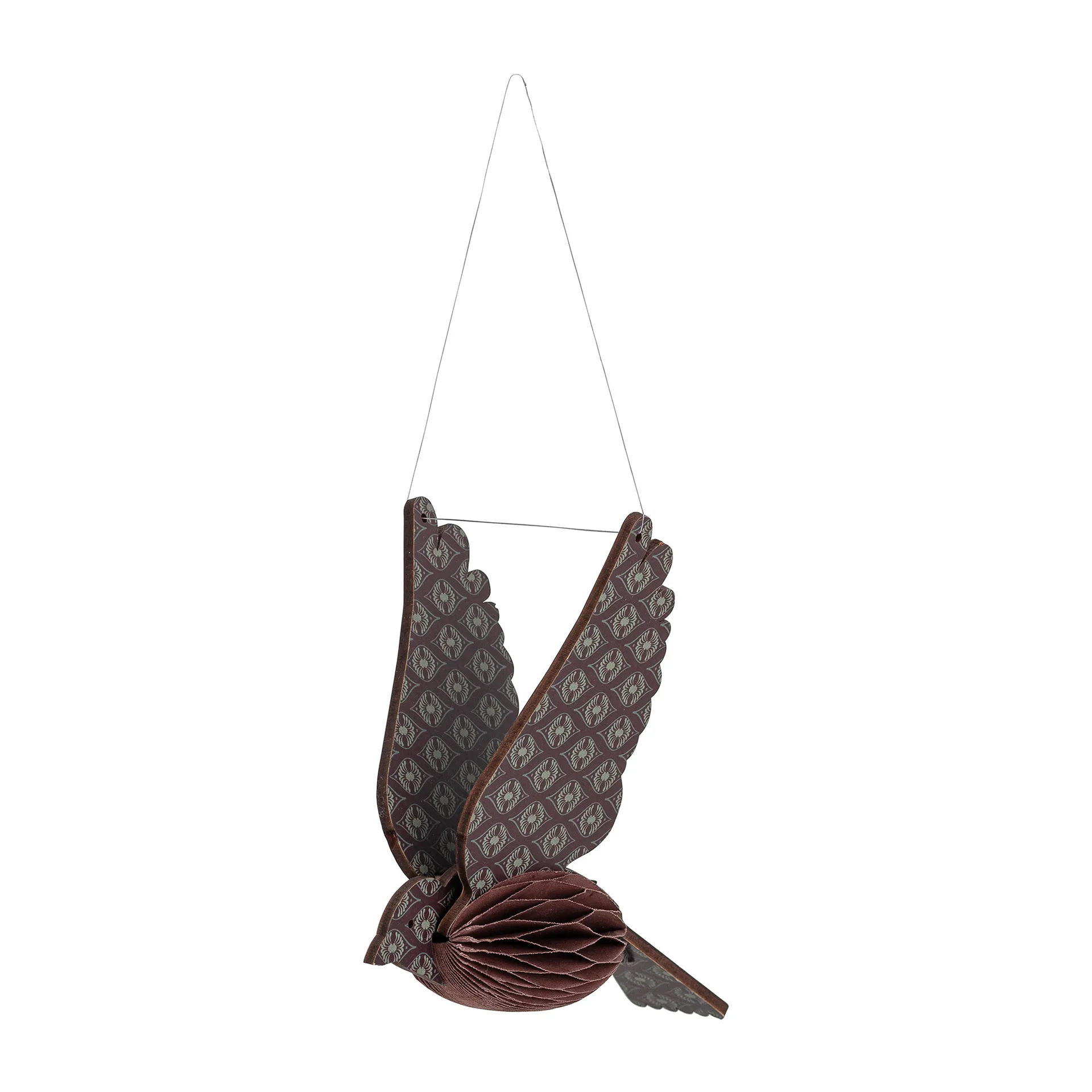 Decorazione natalizia Sagalin Bird, Marrone Bloomingville