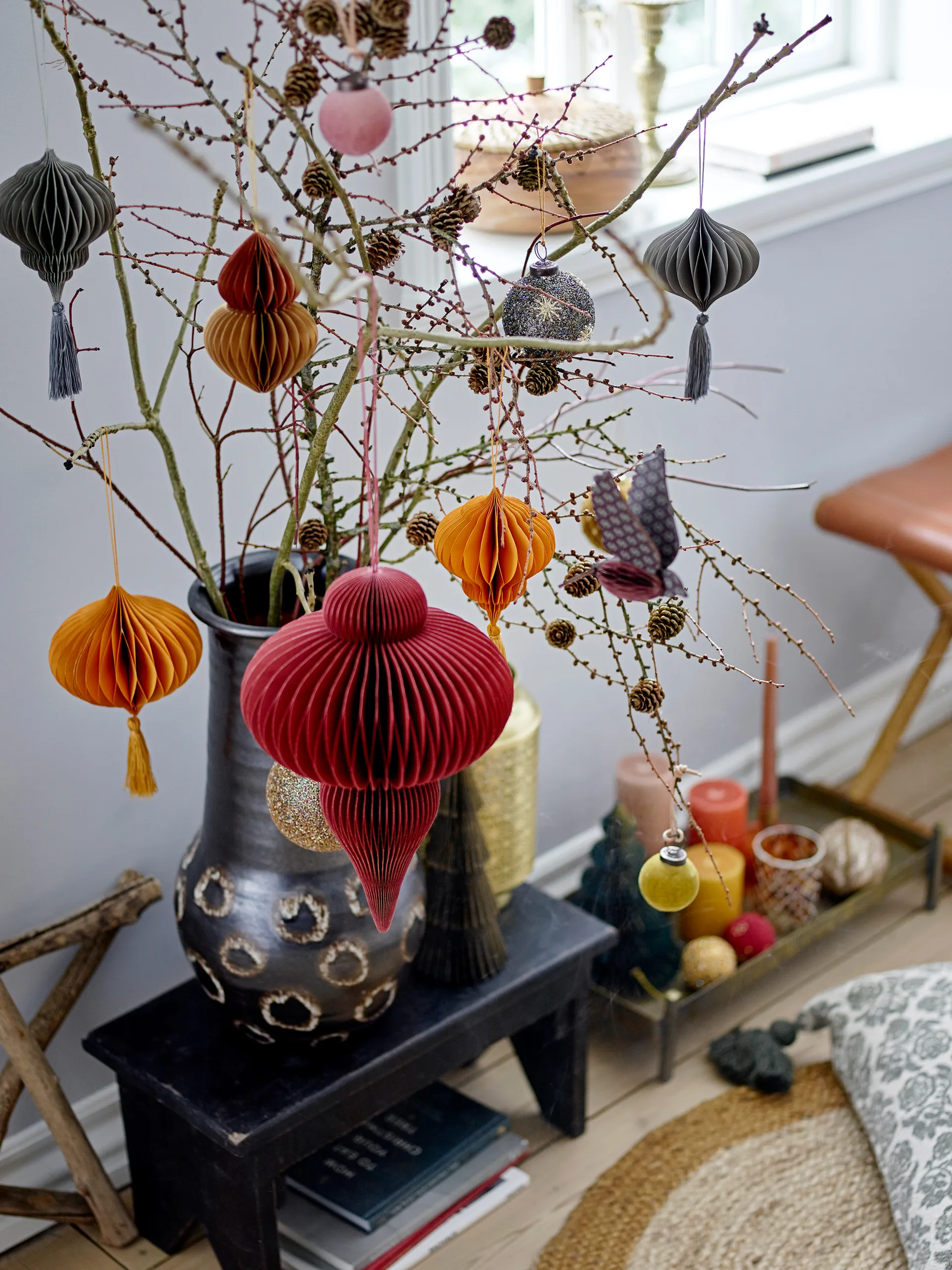 Decorazione natalizia Sagalin Bird, Marrone Bloomingville