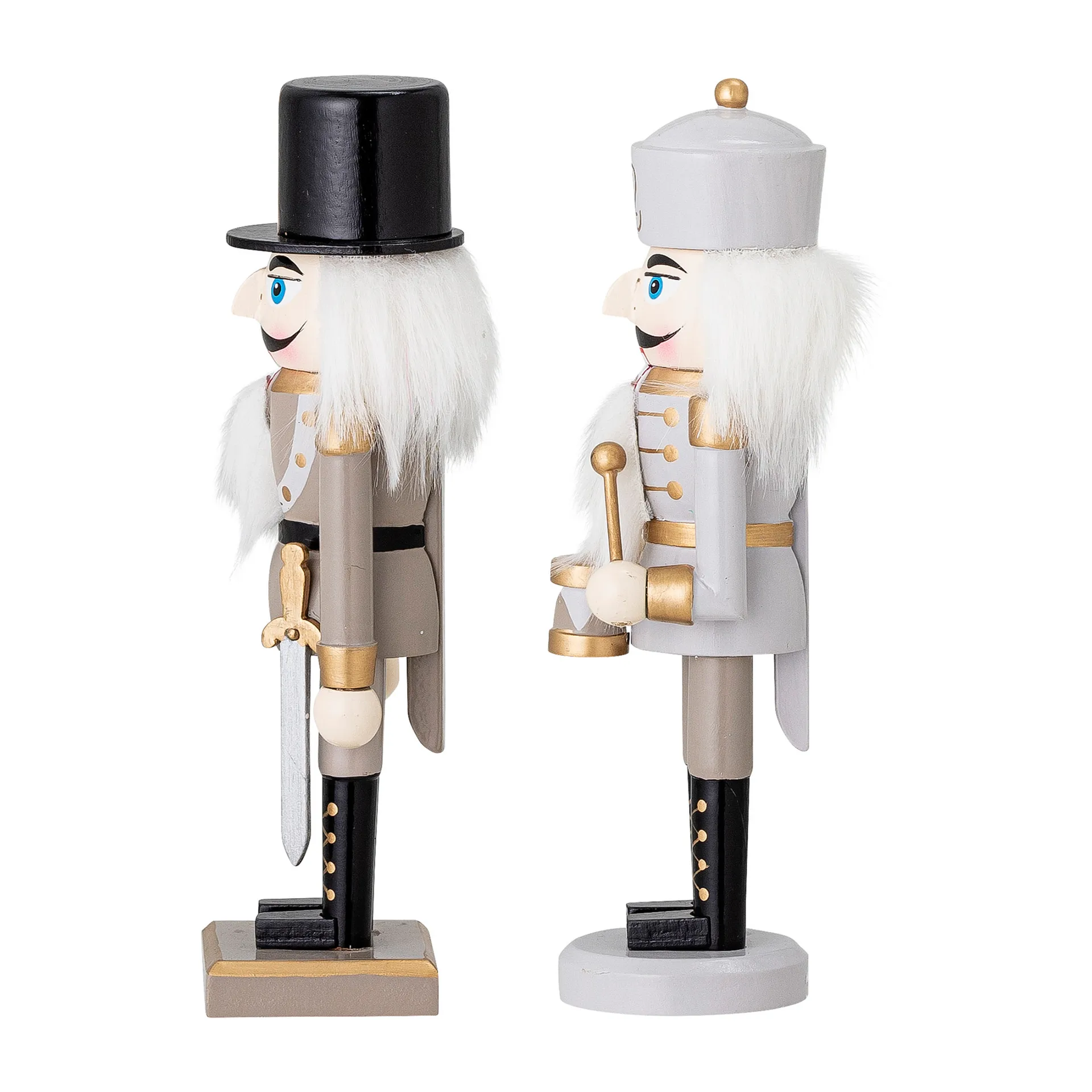 Decorazione schiaccianoci Darren 20,5 cm 2 pezzi, Oro Bloomingville