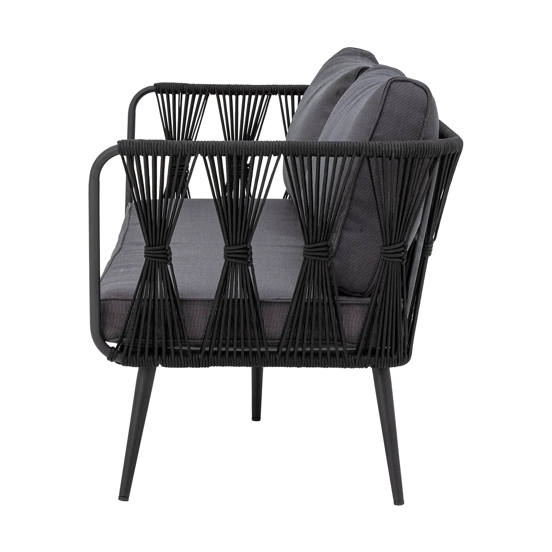 Divano a 2,5 posti Pavone, Black Bloomingville