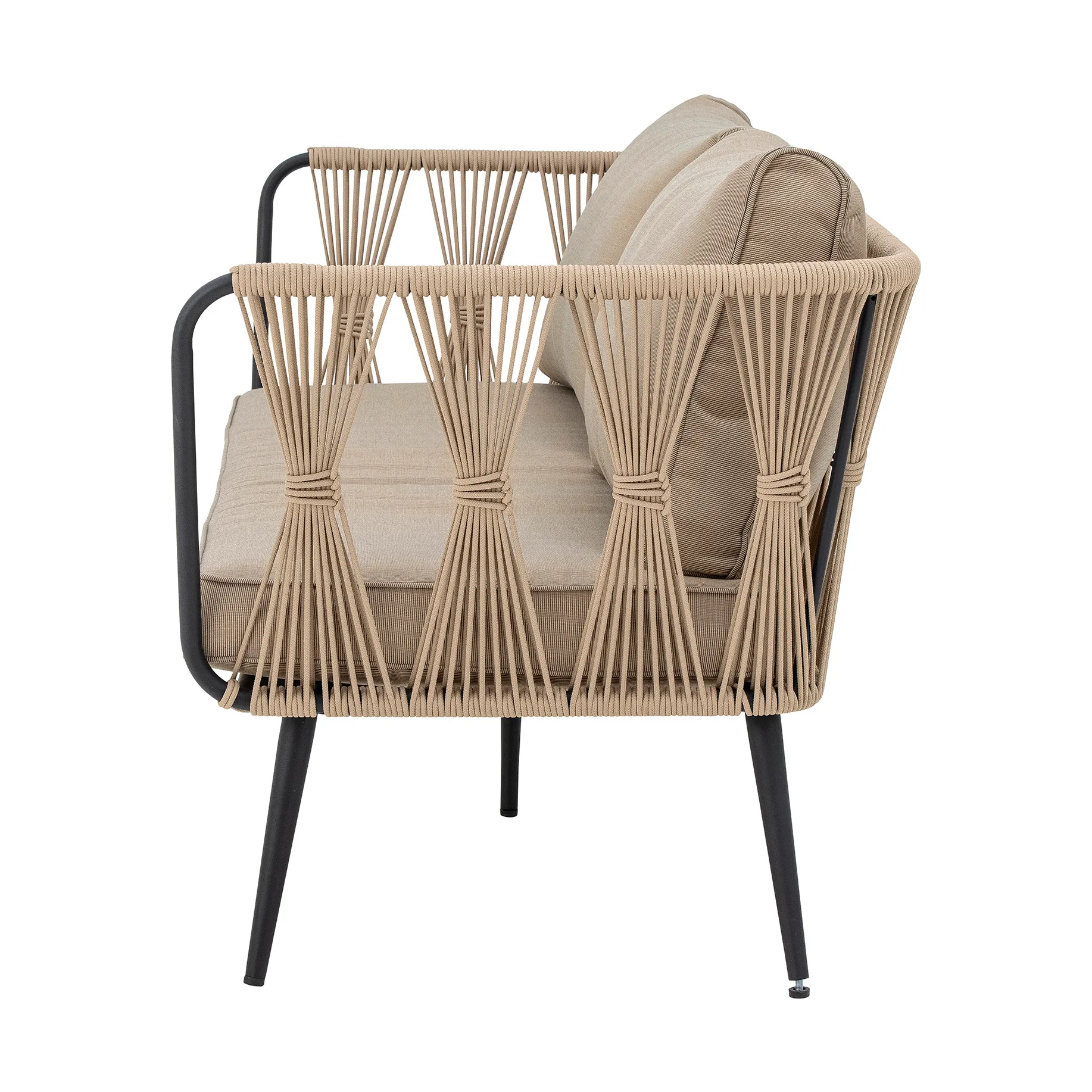 Divano a 2,5 posti Pavone, Brown Bloomingville