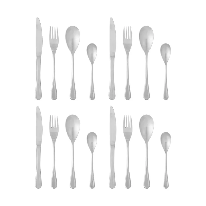 Elvera posate - Acciaio inox, 16 pezzi - Bloomingville