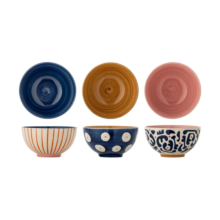 Eviaya ciotola - Multicolore, 3 pezzi - Bloomingville