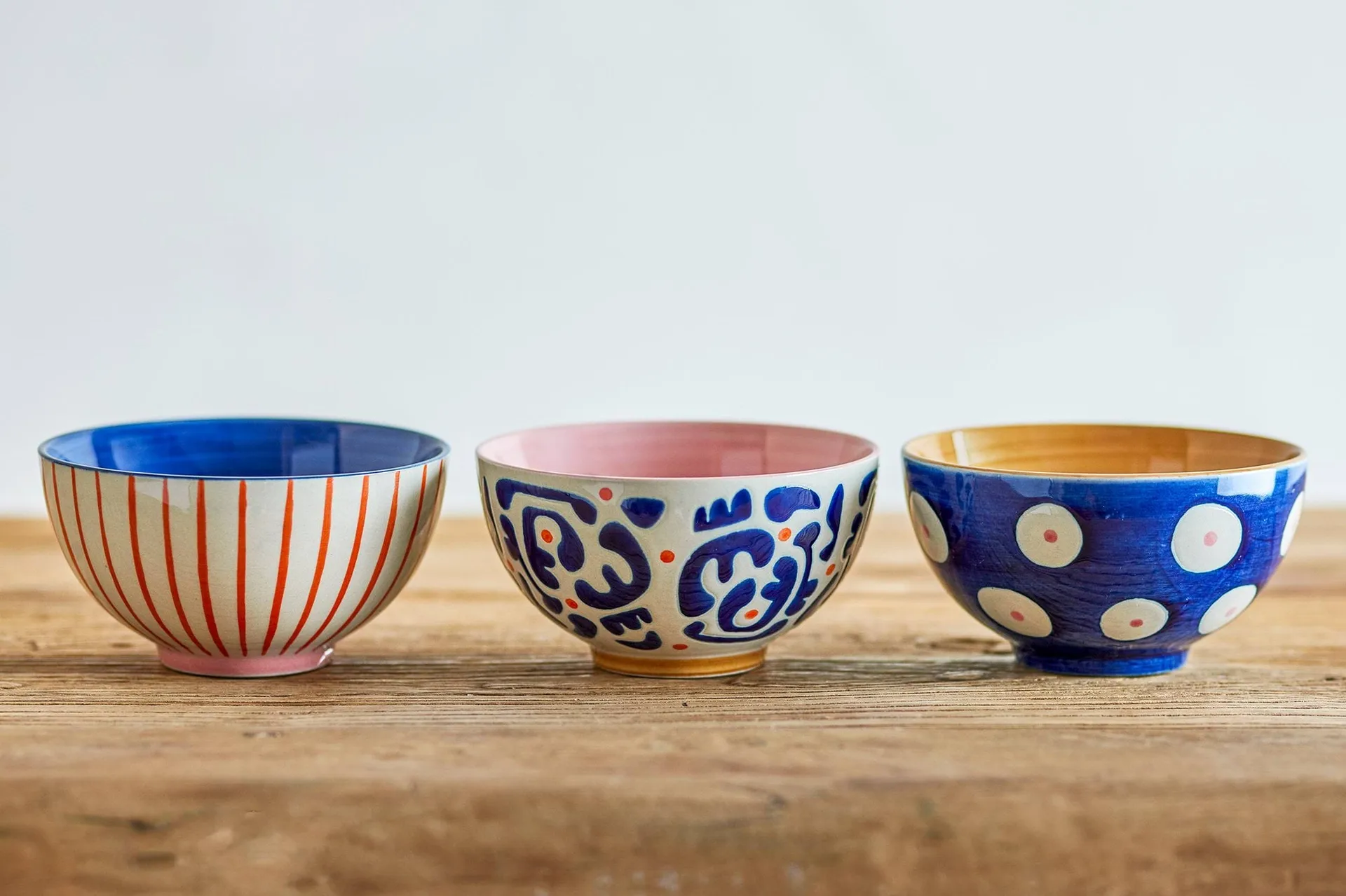 Eviaya ciotola, Multicolore, 3 pezzi Bloomingville