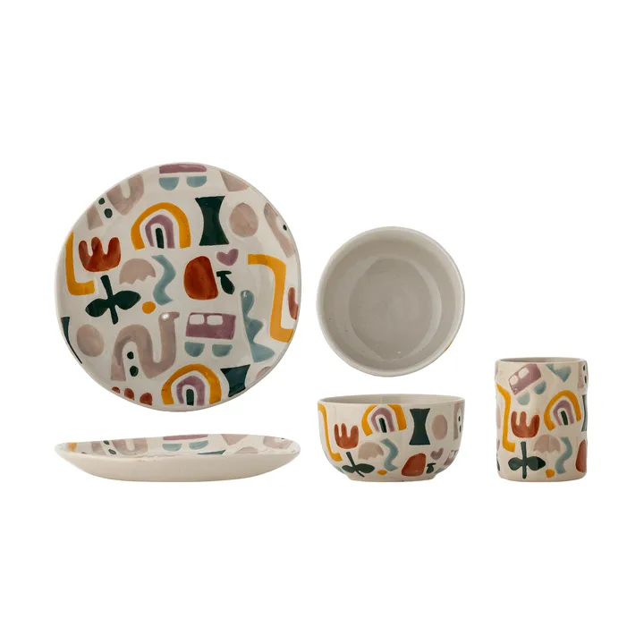 Filur set di servizio - Multicolore, 3 pezzi - Bloomingville