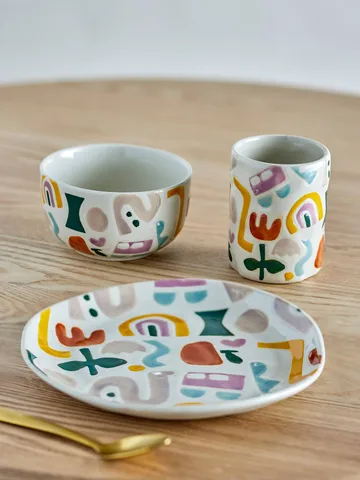 Filur set di servizio - Multicolore, 3 pezzi - Bloomingville