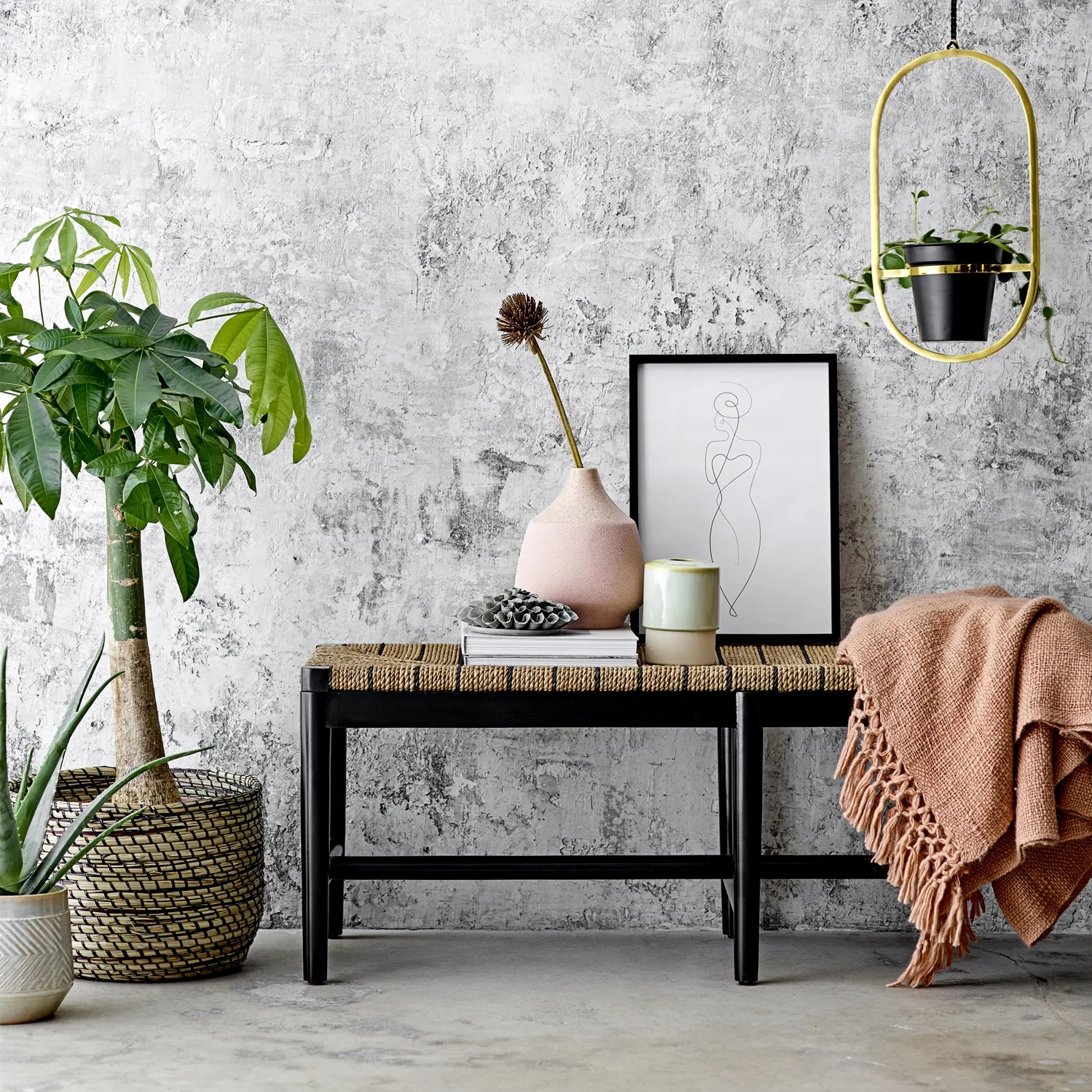 Fiore decorativo Bloomingville, Stone grey Bloomingville