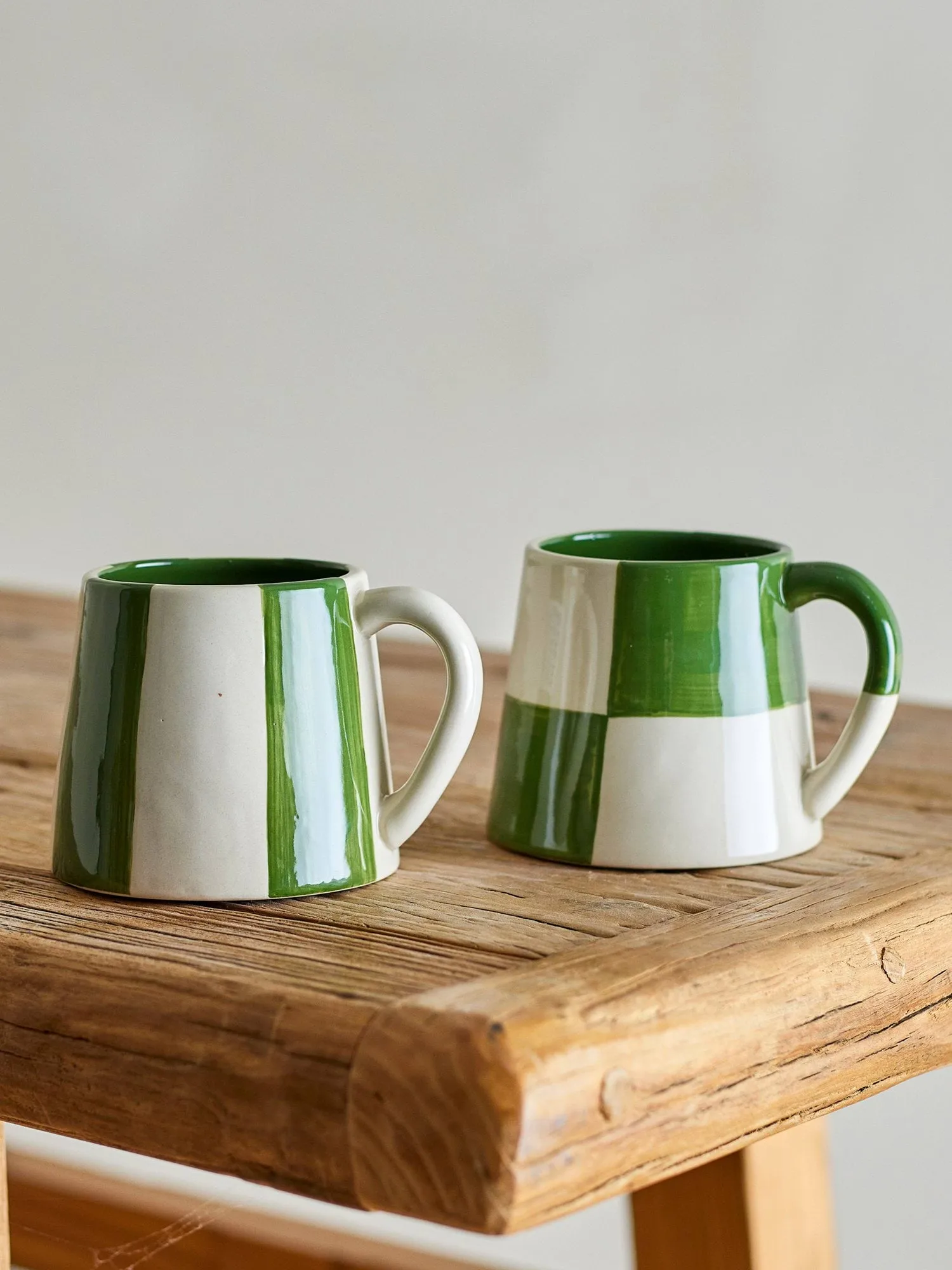 Floki tazza, Green, 4 pezzi Bloomingville