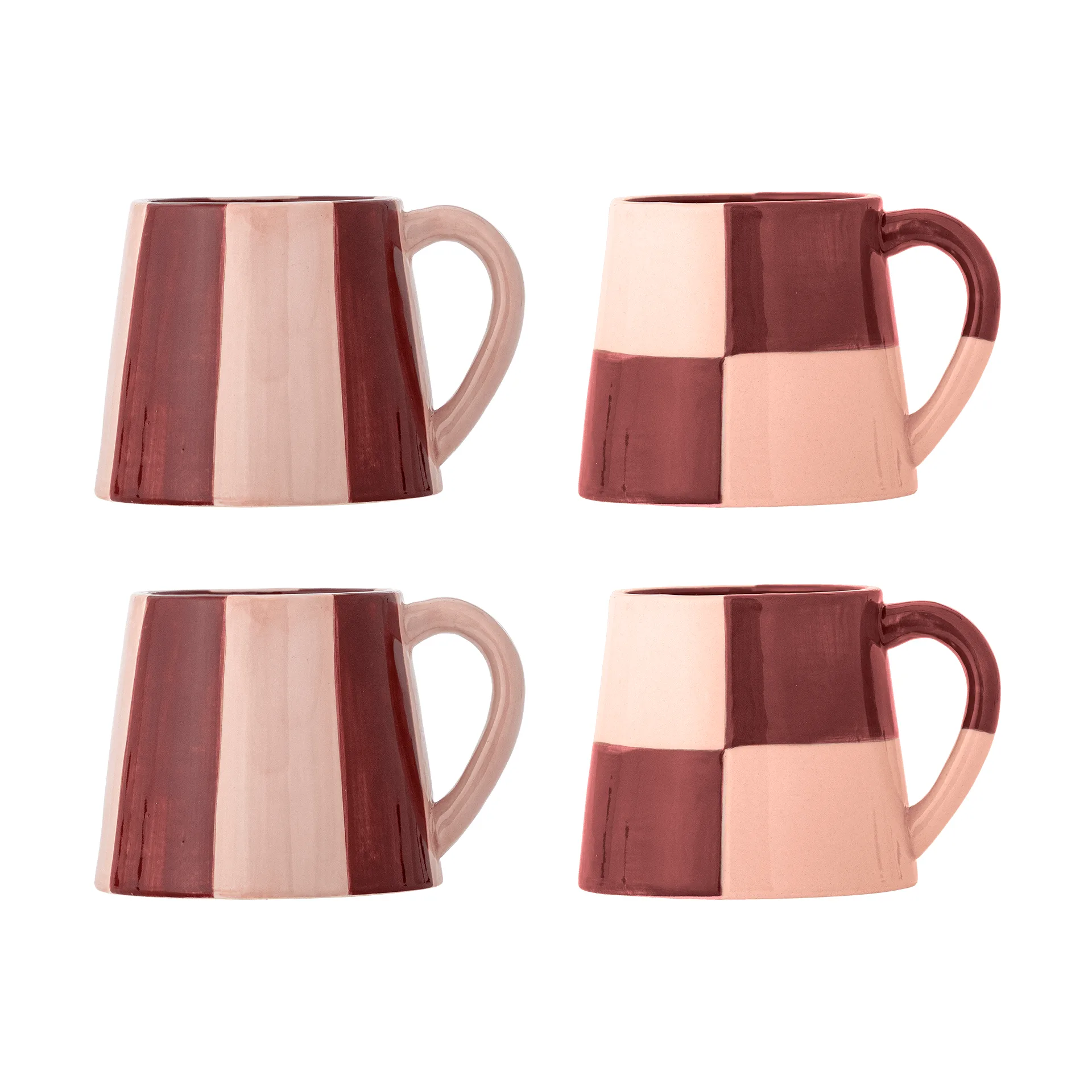 Floki tazza, Rose, 4 pezzi Bloomingville