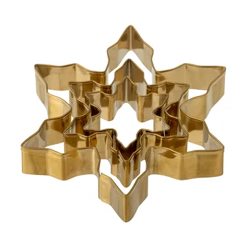 Formina da biscotti Cailie, 3 pezzi - Fiocco di neve - Bloomingville