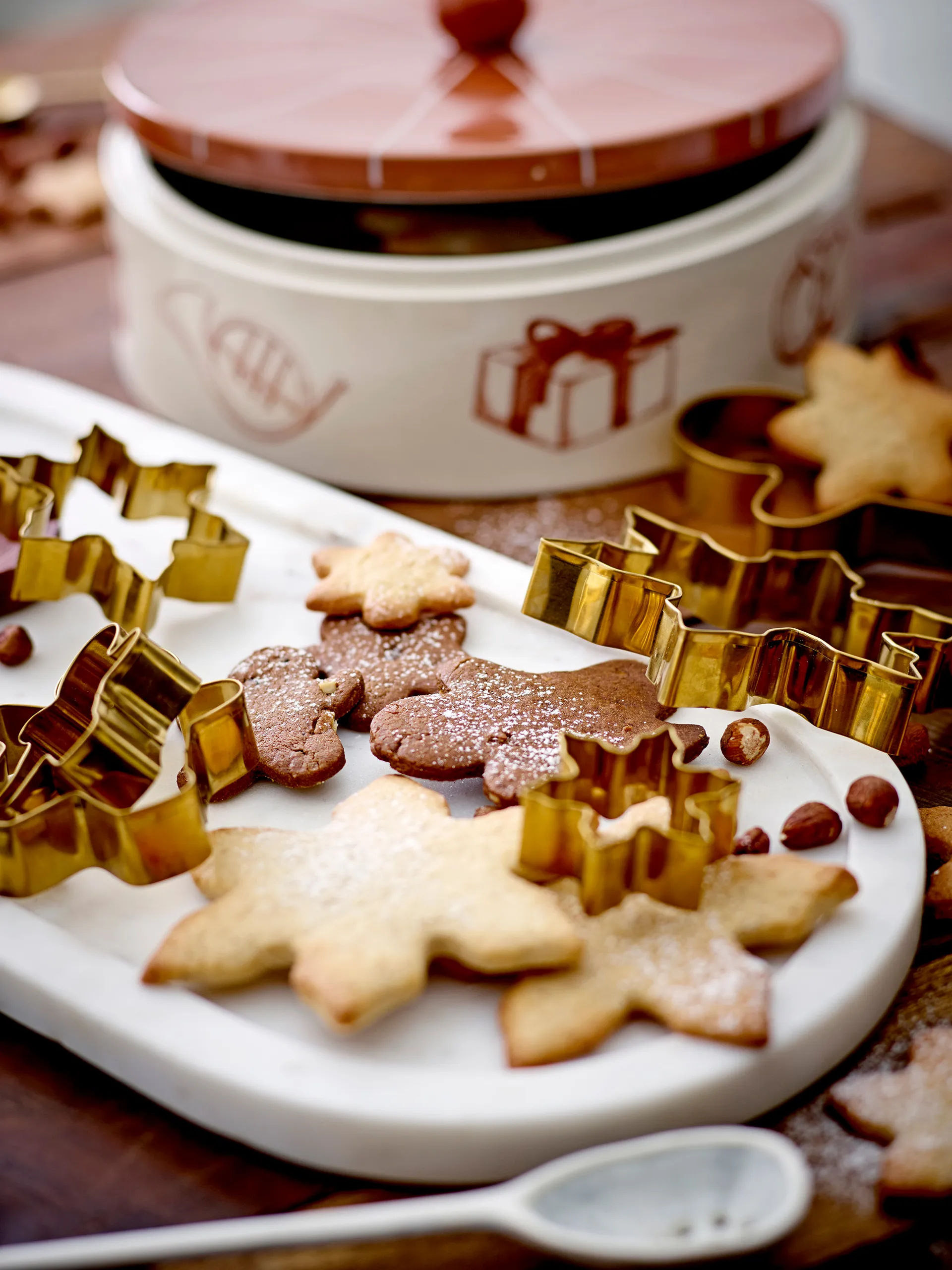 Formina da biscotti Cailie, 3 pezzi, Fiocco di neve Bloomingville