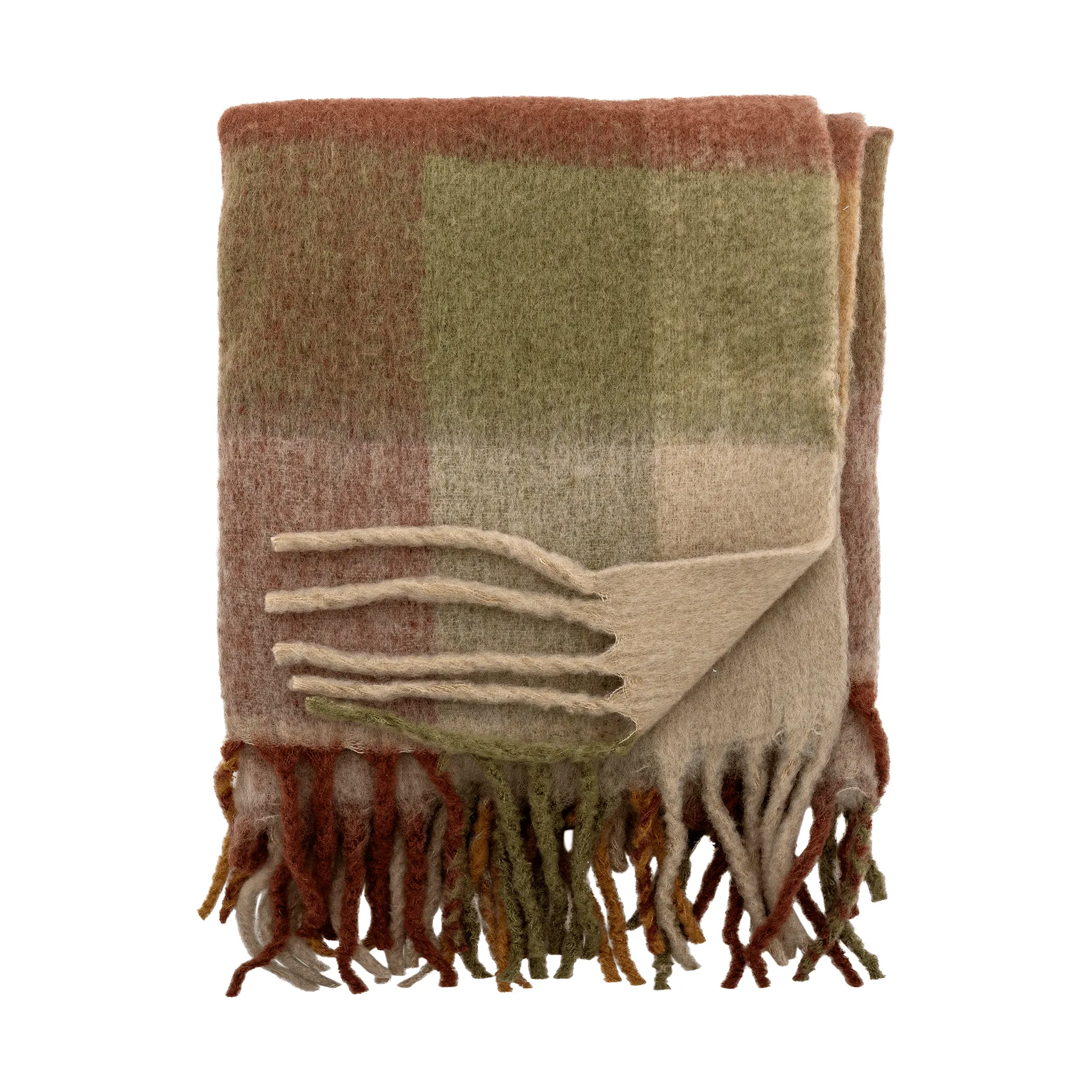 Hamisha plaid, Multicolore, a quadri, 152x127 cm Bloomingville
