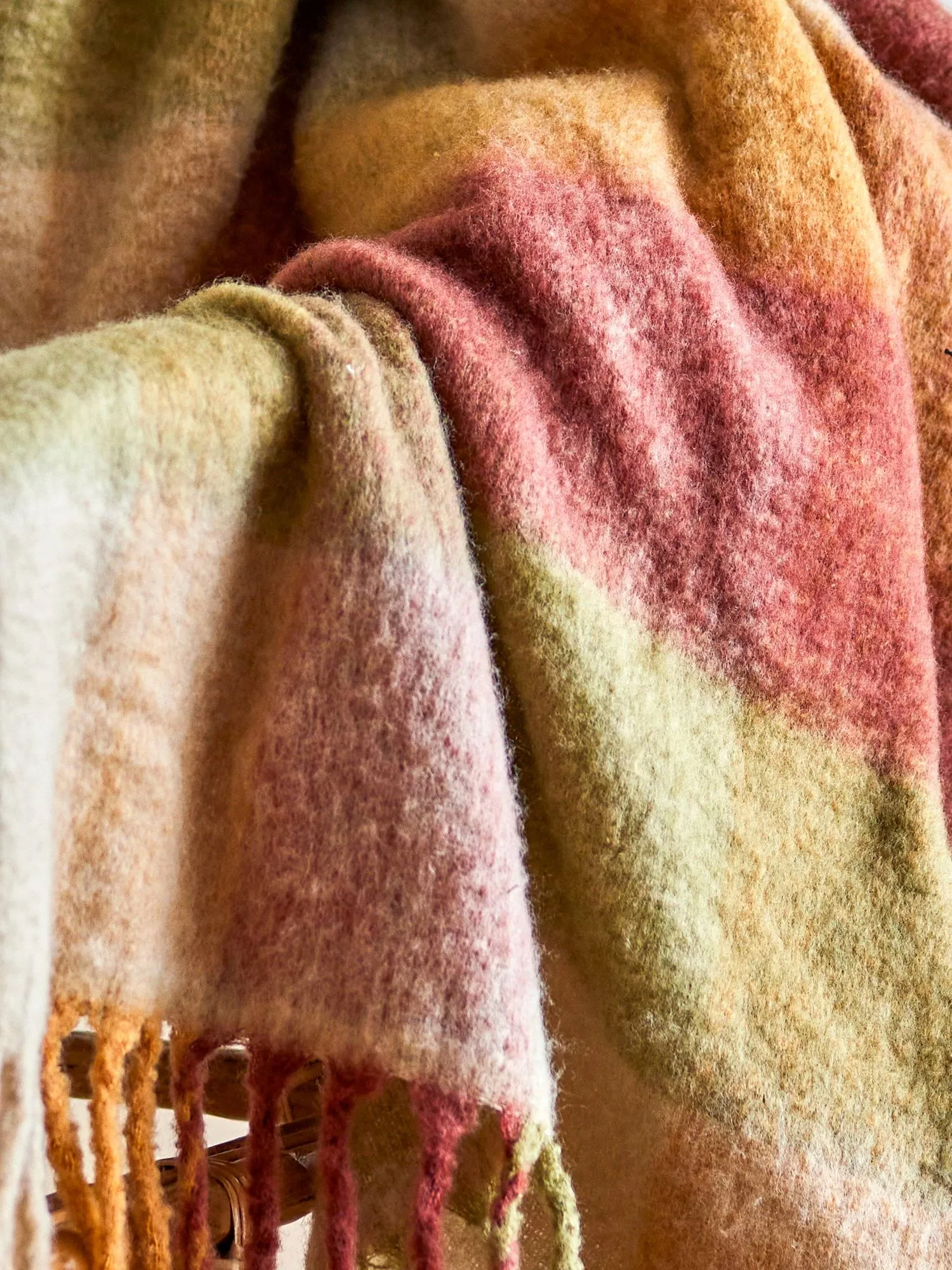 Hamisha plaid, Multicolore, a quadri, 152x127 cm Bloomingville