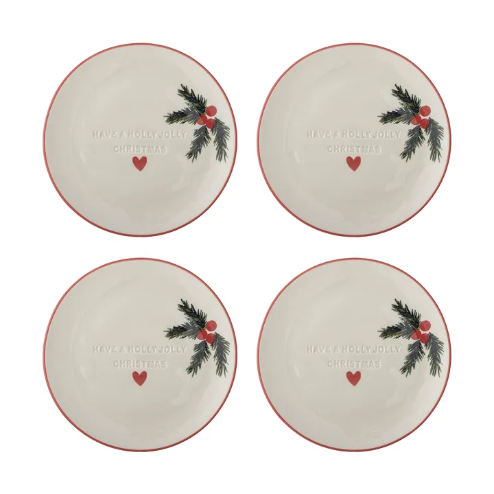 Jovida assiett - Nature, 4 pezzi, Ø16 cm - Bloomingville