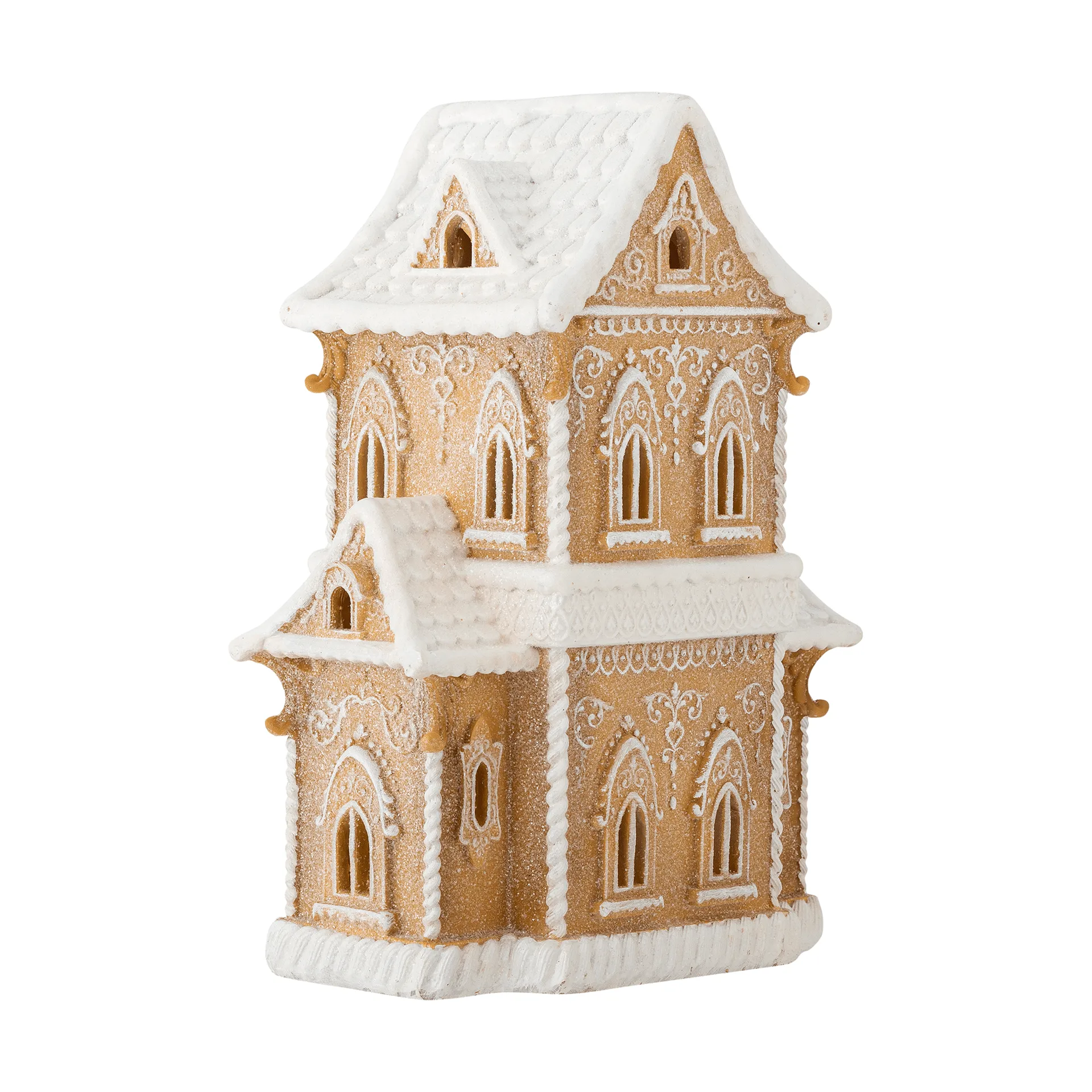 Kevin casetta decorativa con luce, Marrone, 37 cm Bloomingville
