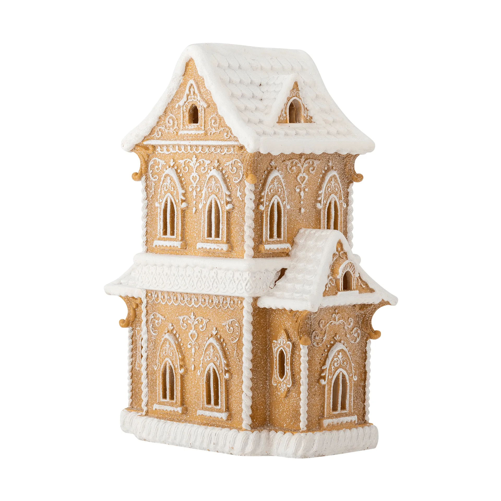 Kevin casetta decorativa con luce, Marrone, 37 cm Bloomingville