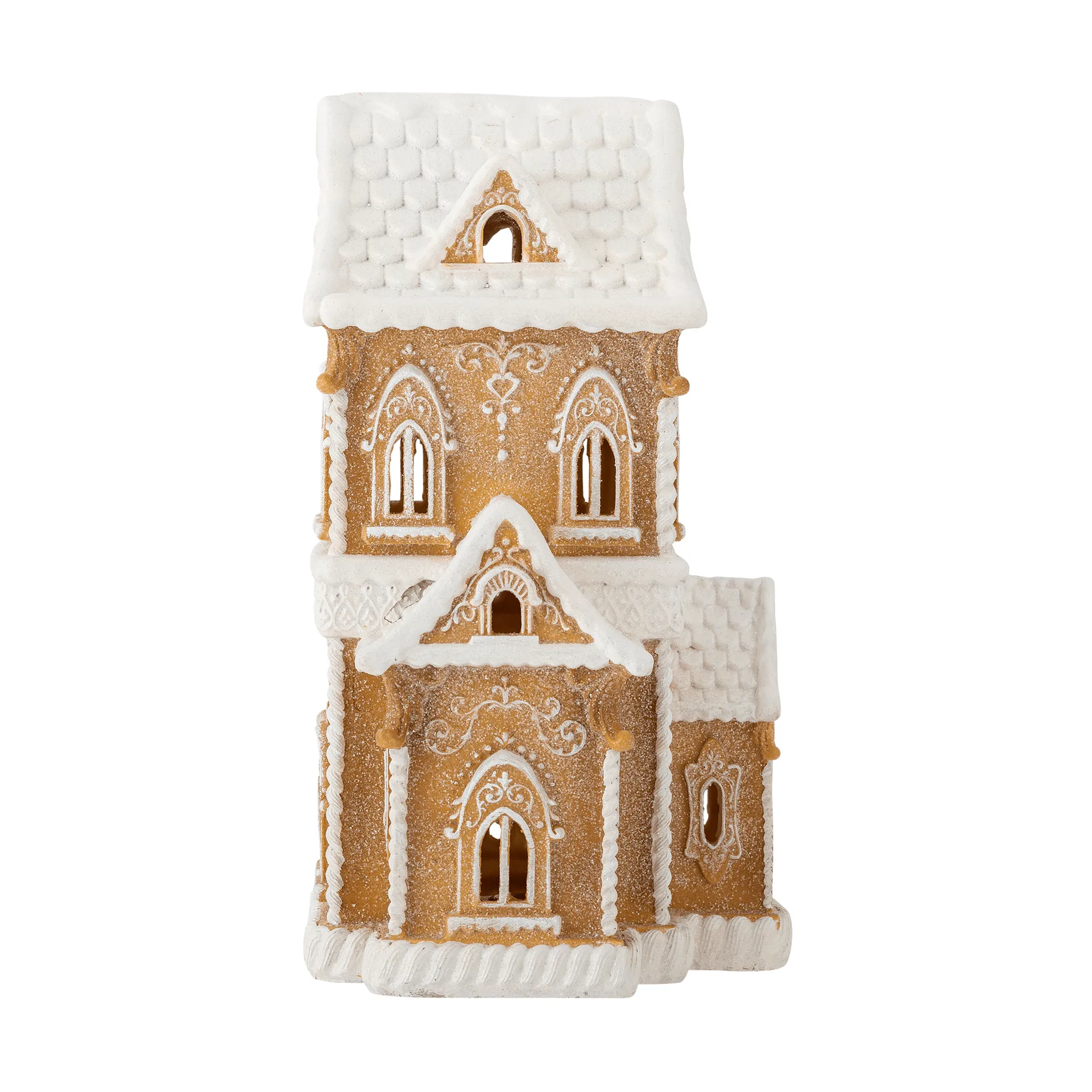 Kevin casetta decorativa con luce, Marrone, 37 cm Bloomingville