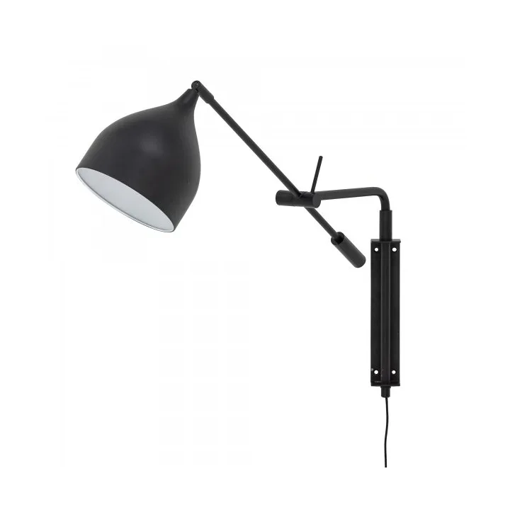Lampada da parete Lyam 50 cm, Nero Bloomingville
