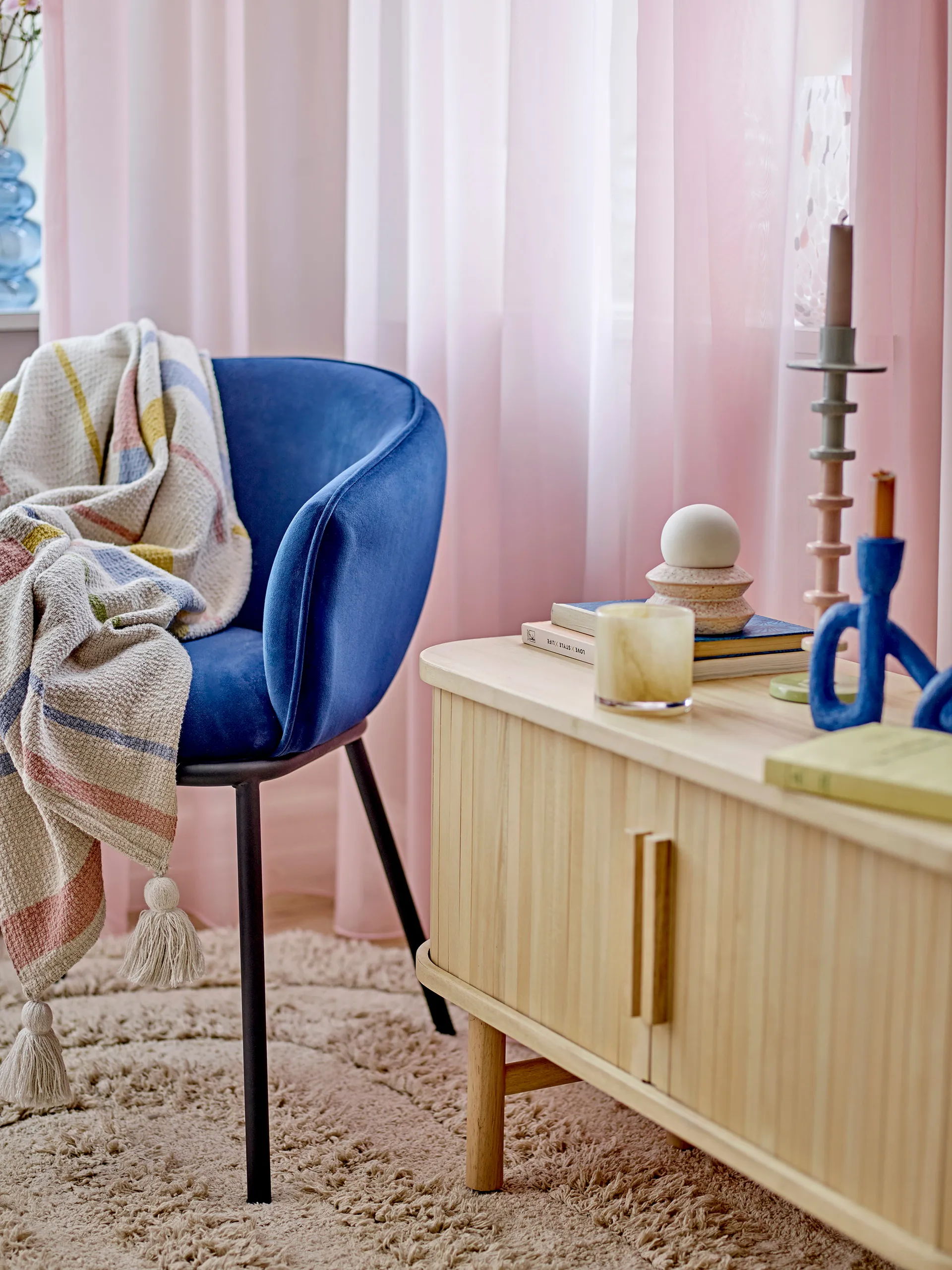 Lampada da tavolo Capella Ø10x11 cm, White double Bloomingville