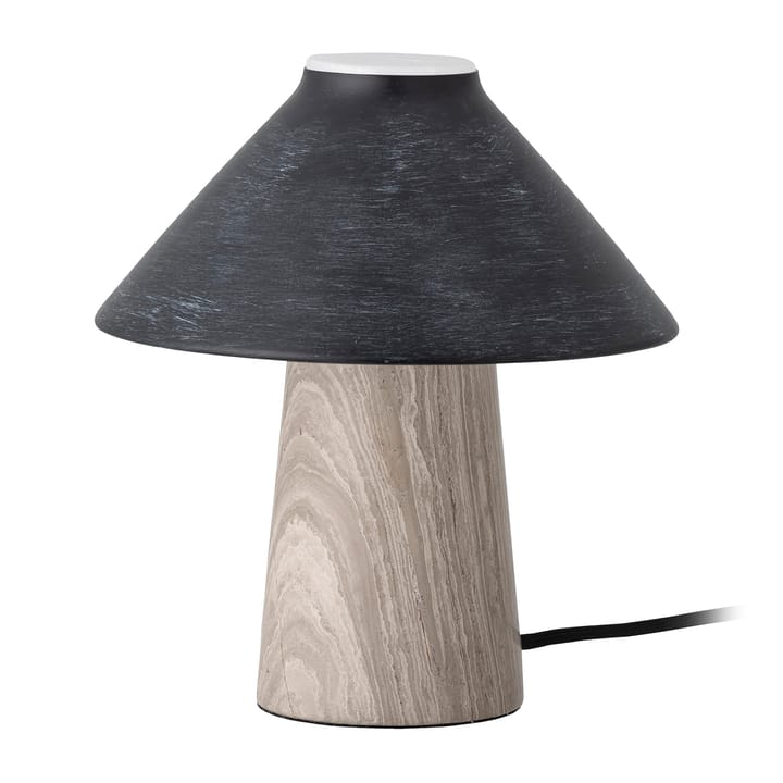 Lampada da tavolo Emiola Ø20x22 cm - Marmo-nero - Bloomingville