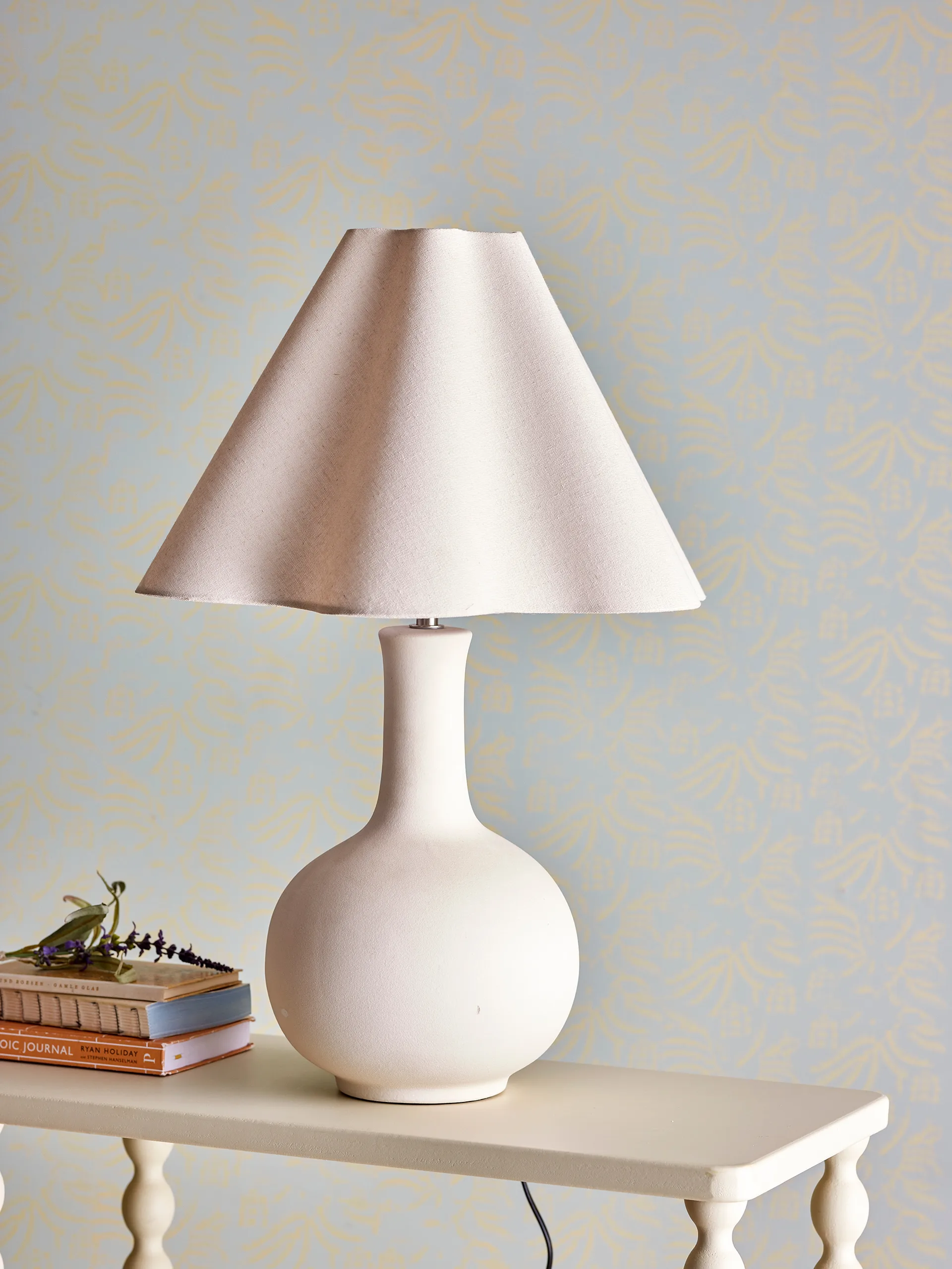 Lampada da tavolo Heide 60 cm, Bianco Bloomingville