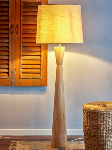 Lampada da terra Leonor Ø45x130 cm - Rubberwood - Bloomingville