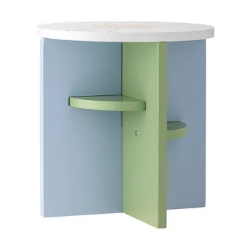 Latti sgabello - Multicolore, Ø30 cm - Bloomingville