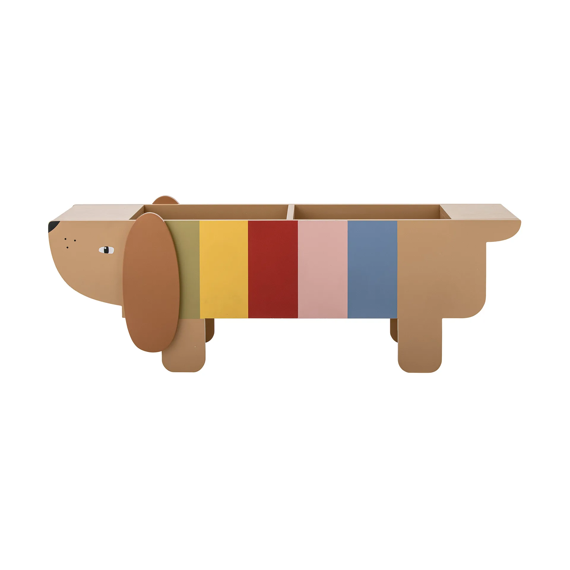 Leggio Charlie bokställ, Brown-multi Bloomingville