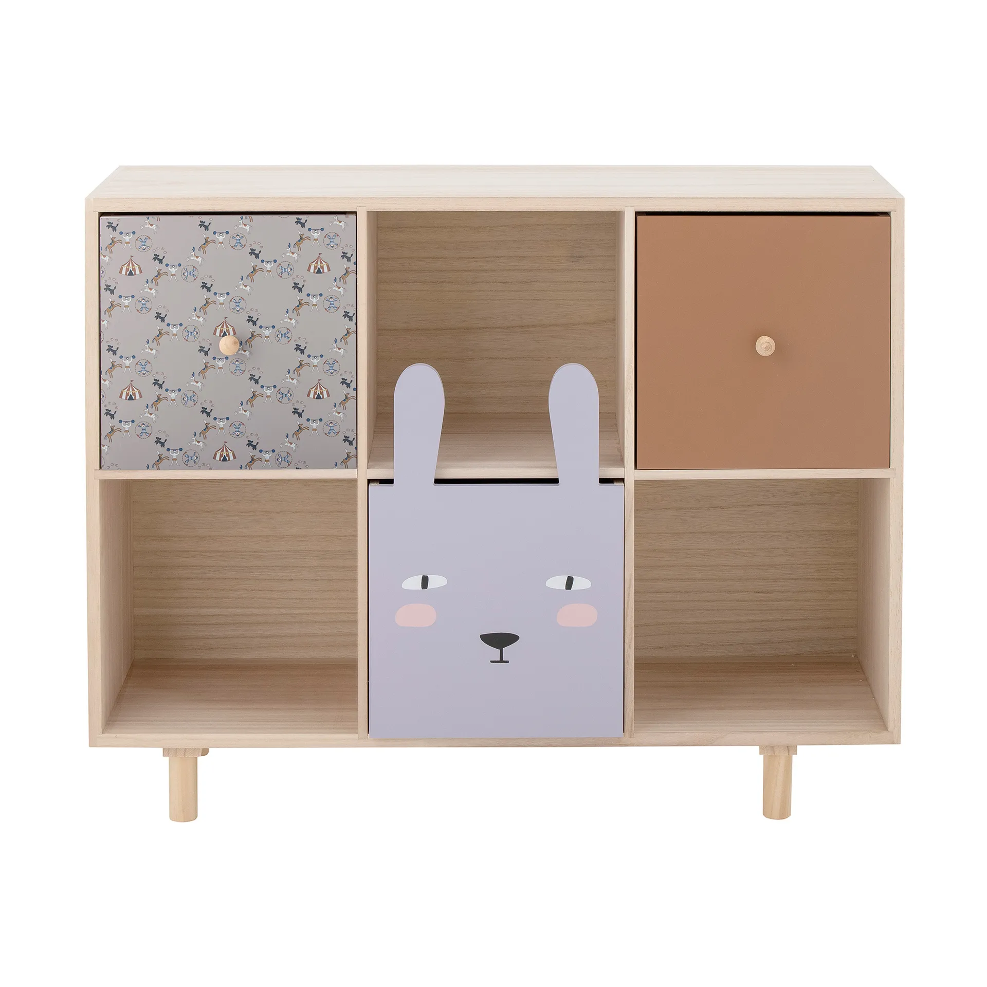 Libreria con cassetti Calle, Colore naturale Bloomingville