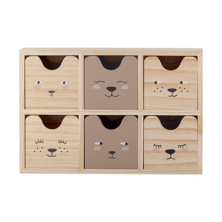 Libreria piccola Calle 6 cassetti 27x18 cm - Naturale - Bloomingville