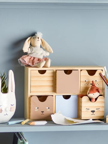 Libreria piccola Calle 6 cassetti 27x18 cm - Naturale - Bloomingville