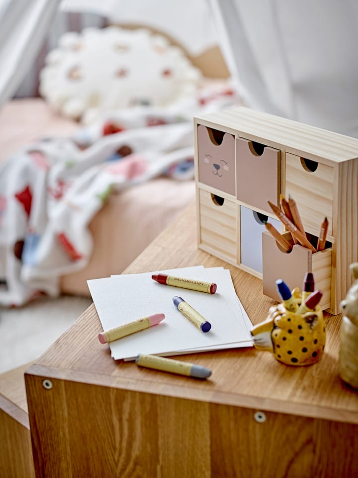 Libreria piccola Calle 6 cassetti 27x18 cm, Naturale Bloomingville