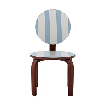 Liova sedia - Multicolore, azzurro-bianco-marrone - Bloomingville