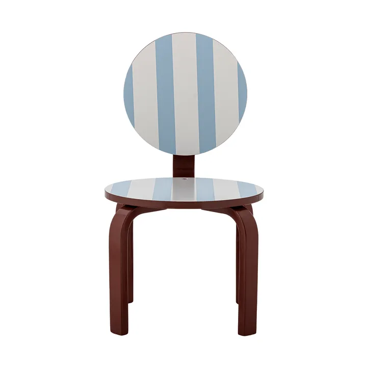Liova sedia - Multicolore, azzurro-bianco-marrone - Bloomingville