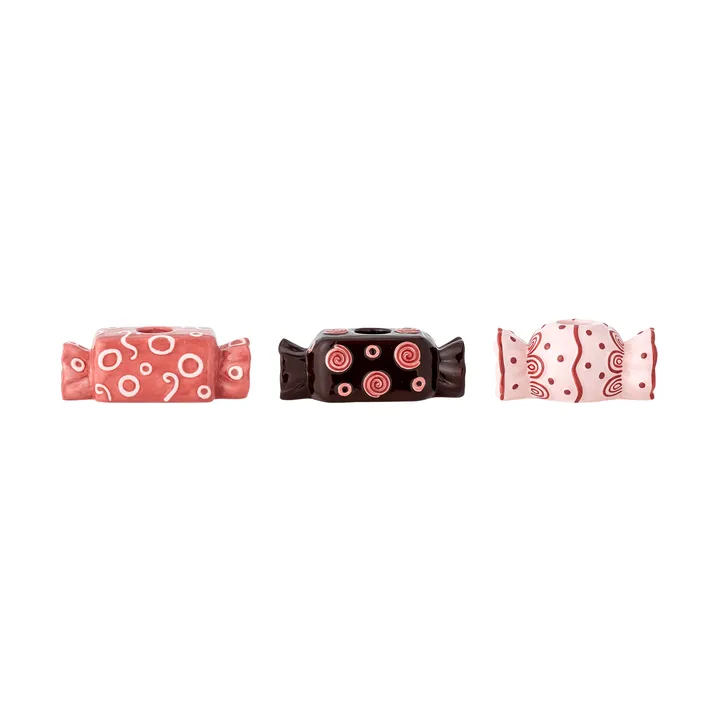 Maiano ljusstake - Rose, 3 pezzi, 12 cm - Bloomingville