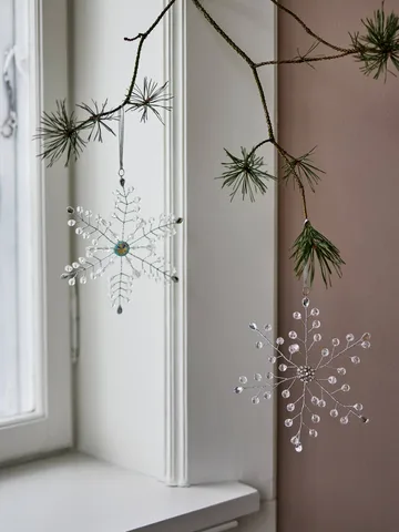 Miku ornamento natalizio - Trasparente, 2 pezzi, 17 cm - Bloomingville